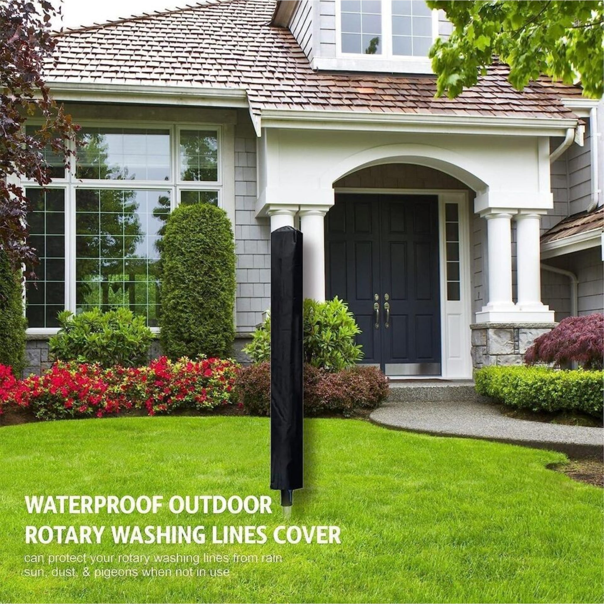 Beclen Harp Waterproof Heavy Duty Rotary Washing Line Cover Clothes Airer Garden Parasol