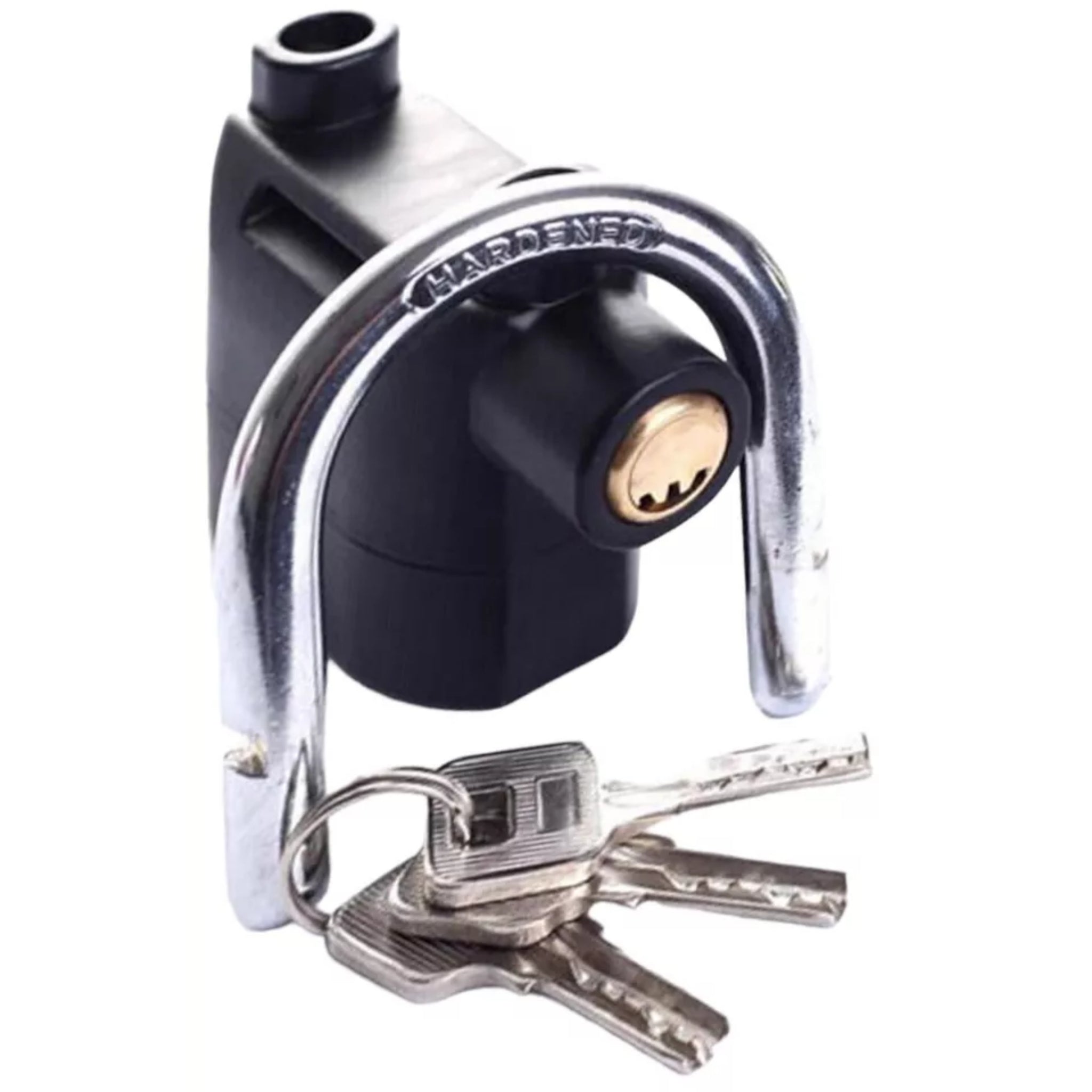 Beclen Harp HEAVY DUTY ALARM LOCK Siren Motorbike Keyed Lock Bicycle Padlock Security Pad