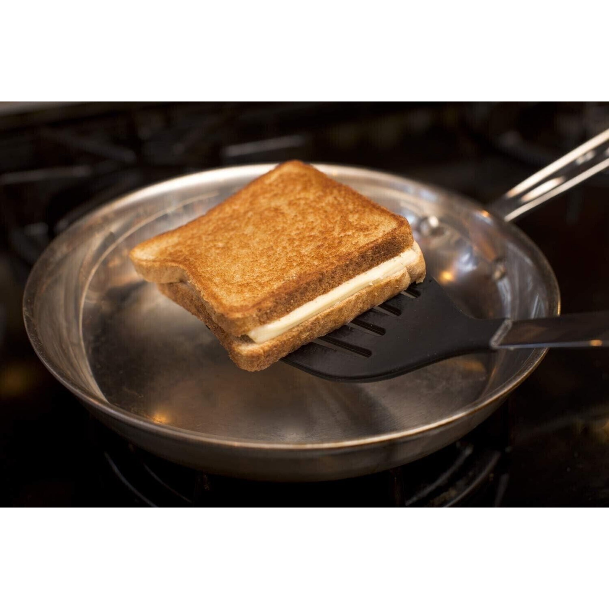 Beclen Harp Nylon Slotted 32cm Turner Spatula Non Stick Flipper Kitchen Cooking Tool New UK