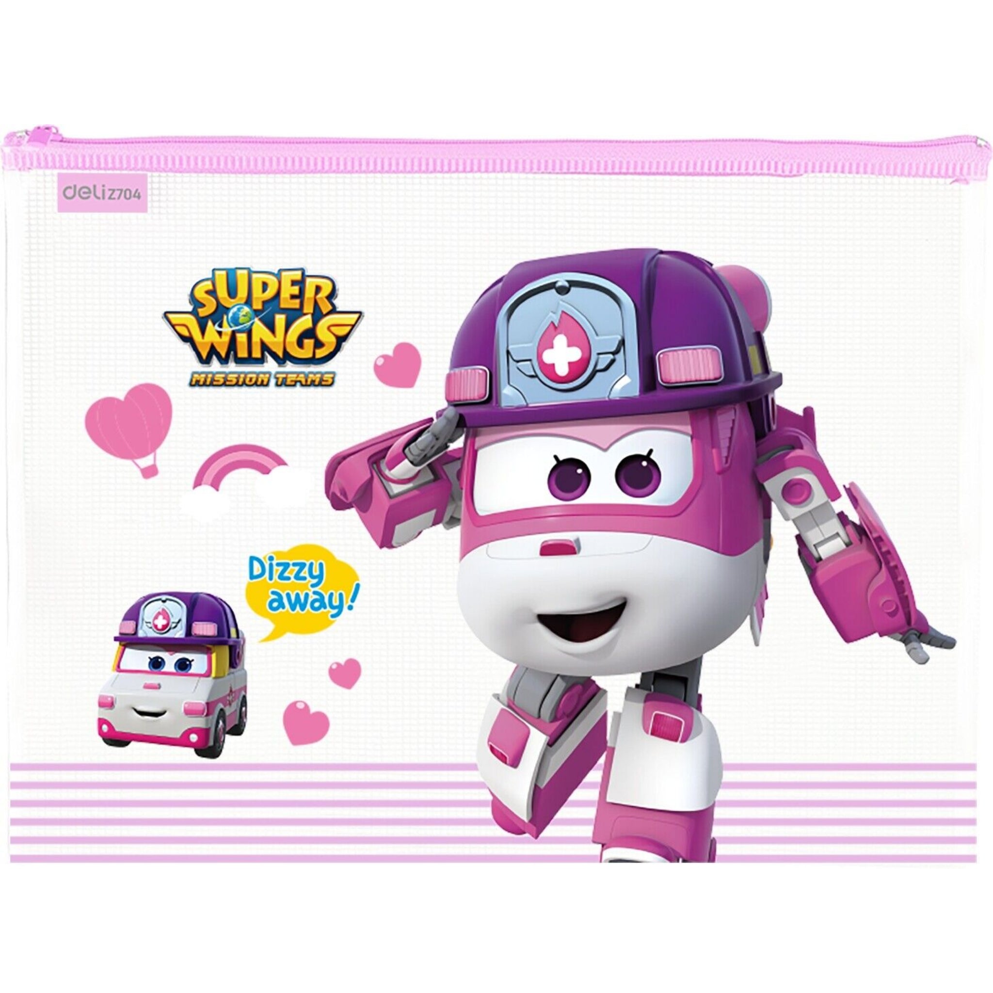 Beclen Harp Super Wings A4 Strong Clear Plastic Zip Zippi Zippa Bags Folders Wallets Gift UK