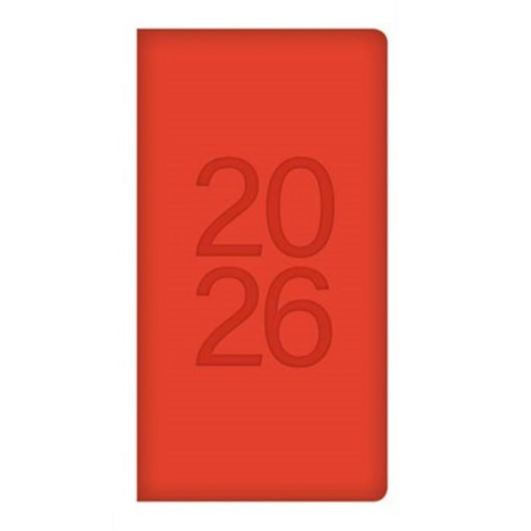 Beclen Harp 2026 SLIM Week to view Soft Fabric / Hardback Yearly Dairy Office Home School Desktop Diary Desktop School Note Date Full Year - Xmas gift
