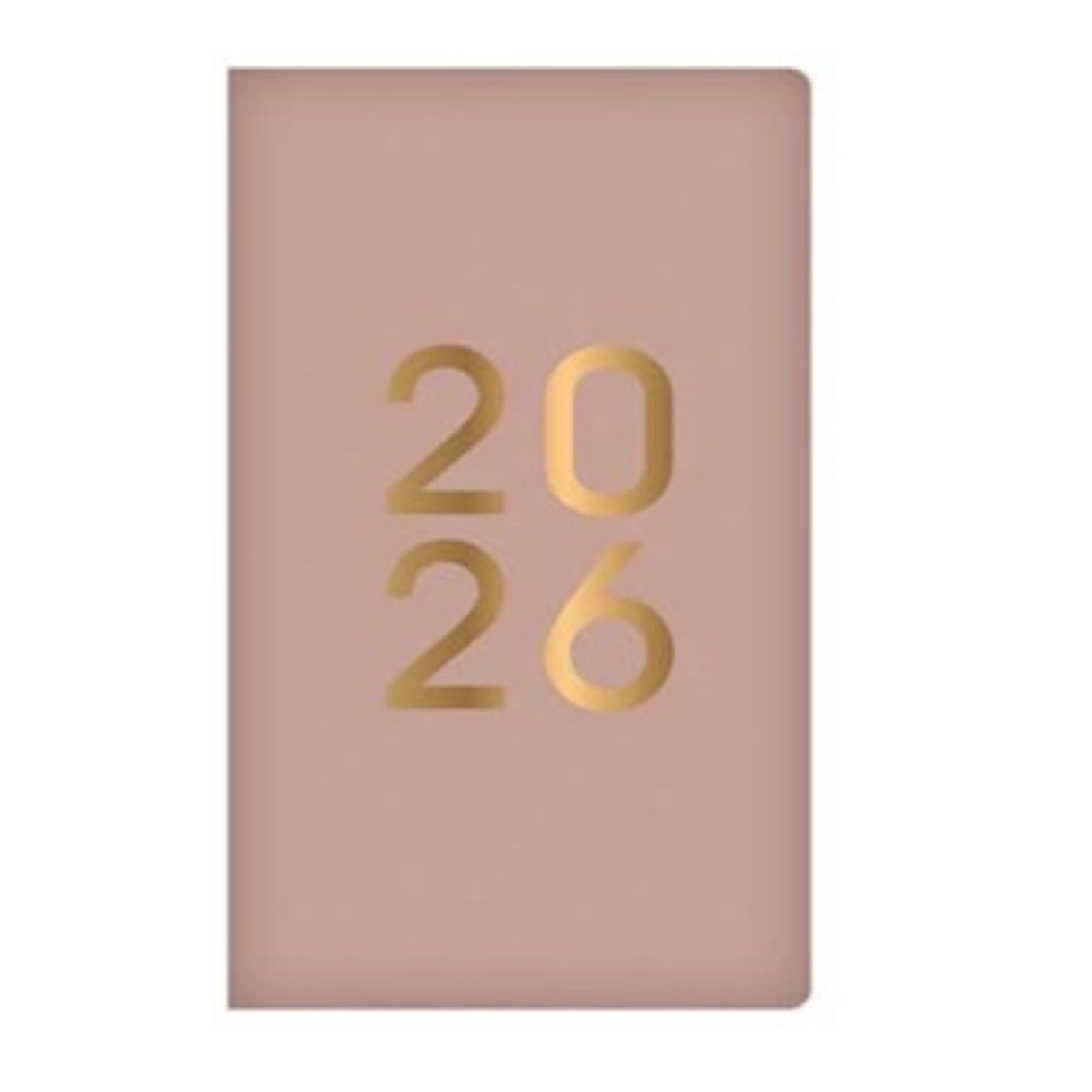 Beclen Harp 2026 SLIM Week to view Quote theme Soft Fabric Yearly Dairy Office Home School Desktop Diary Desktop School Note Date Full Year - Xmas gift