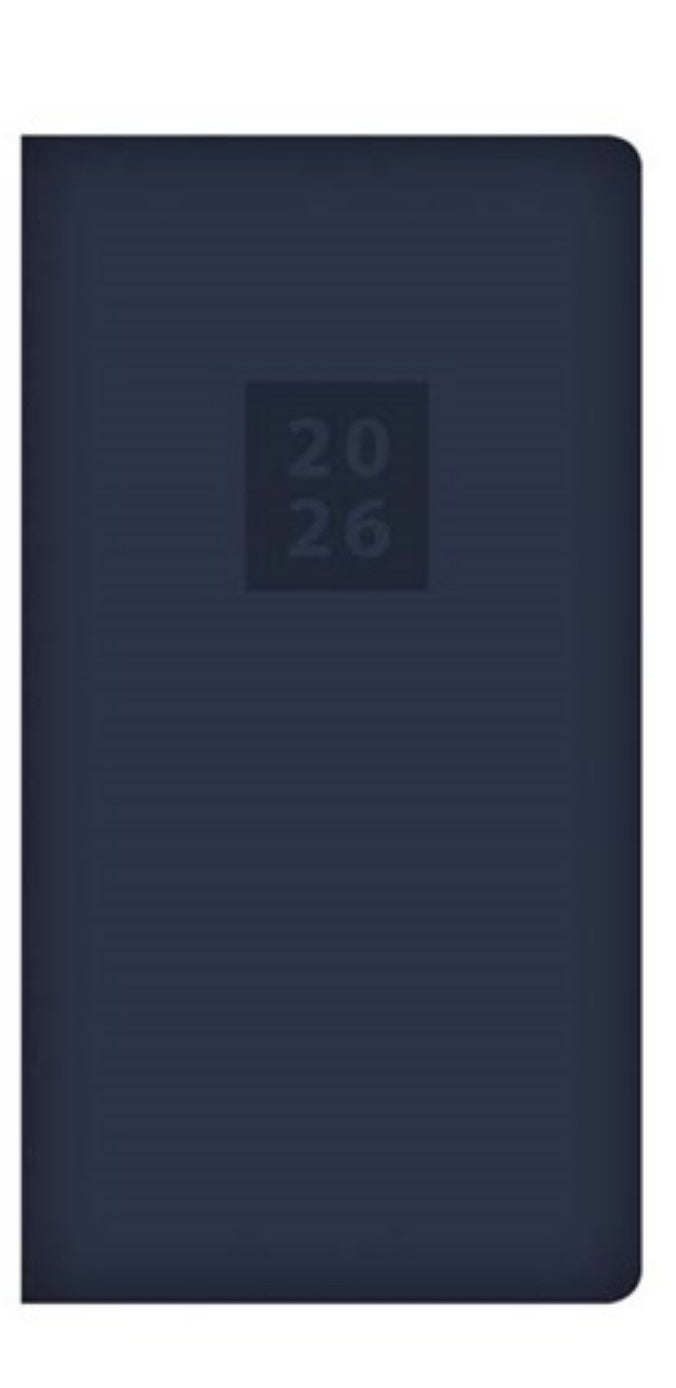 Beclen Harp 2026 Slim Week To View/WTV Executive Personal Fashion Fabric Cover School Desktop Diary