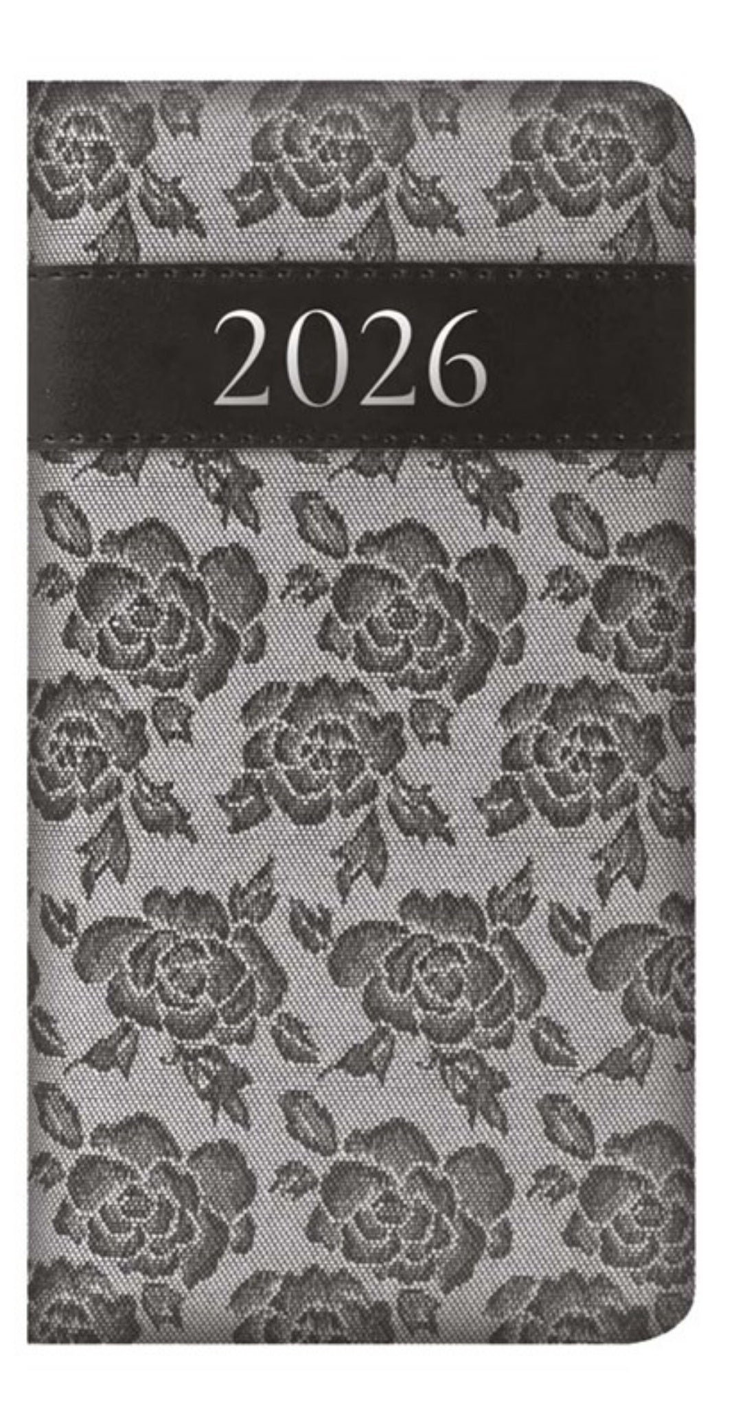 Beclen Harp 2026 Slim Week To View/WTV Luxury Executive Double Tone Floral Padded Diary