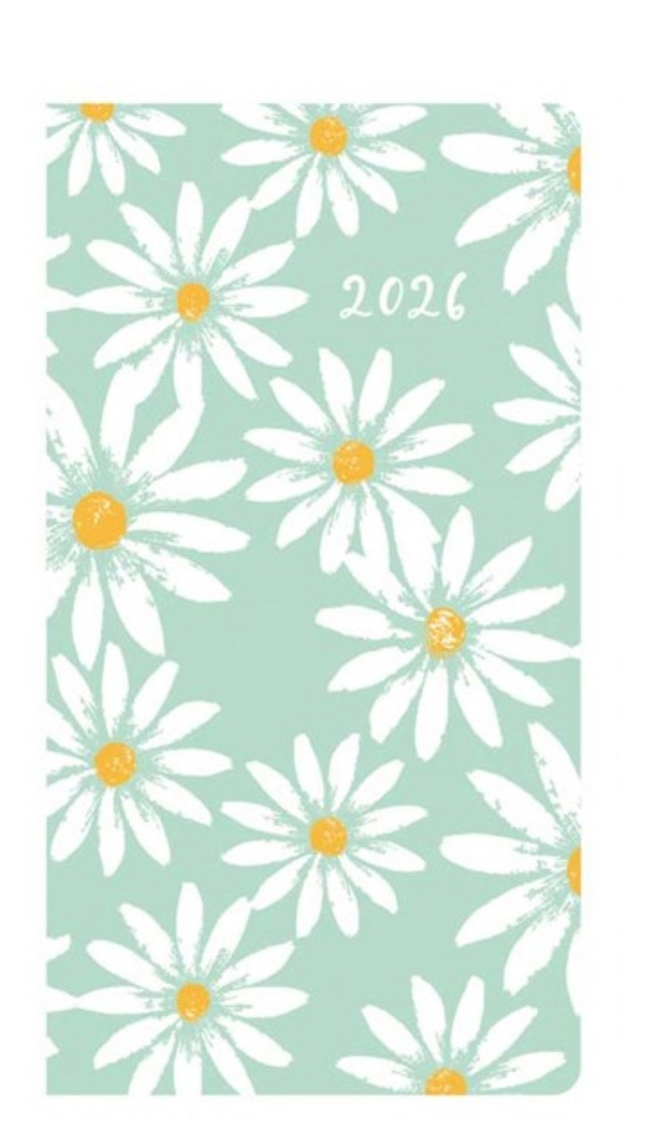 Beclen Harp 2026 SLIM WTV Honey Bee / Sunflower Theme Office HomeSchool Desktop Week To View Diary Note Date Full Year - Xmas gift