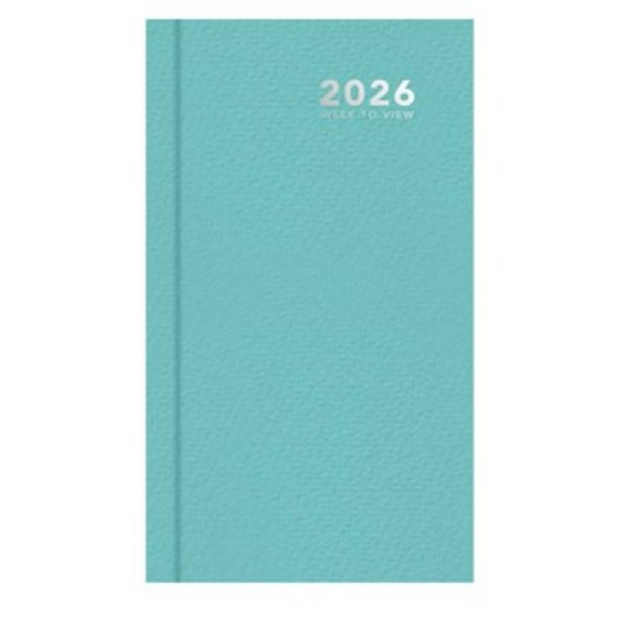 Beclen Harp 2026 SLIM Week to view Shiny 3 Bright colors Office Home School Desktop Diary Desktop School Note Date Full Year - Xmas gift