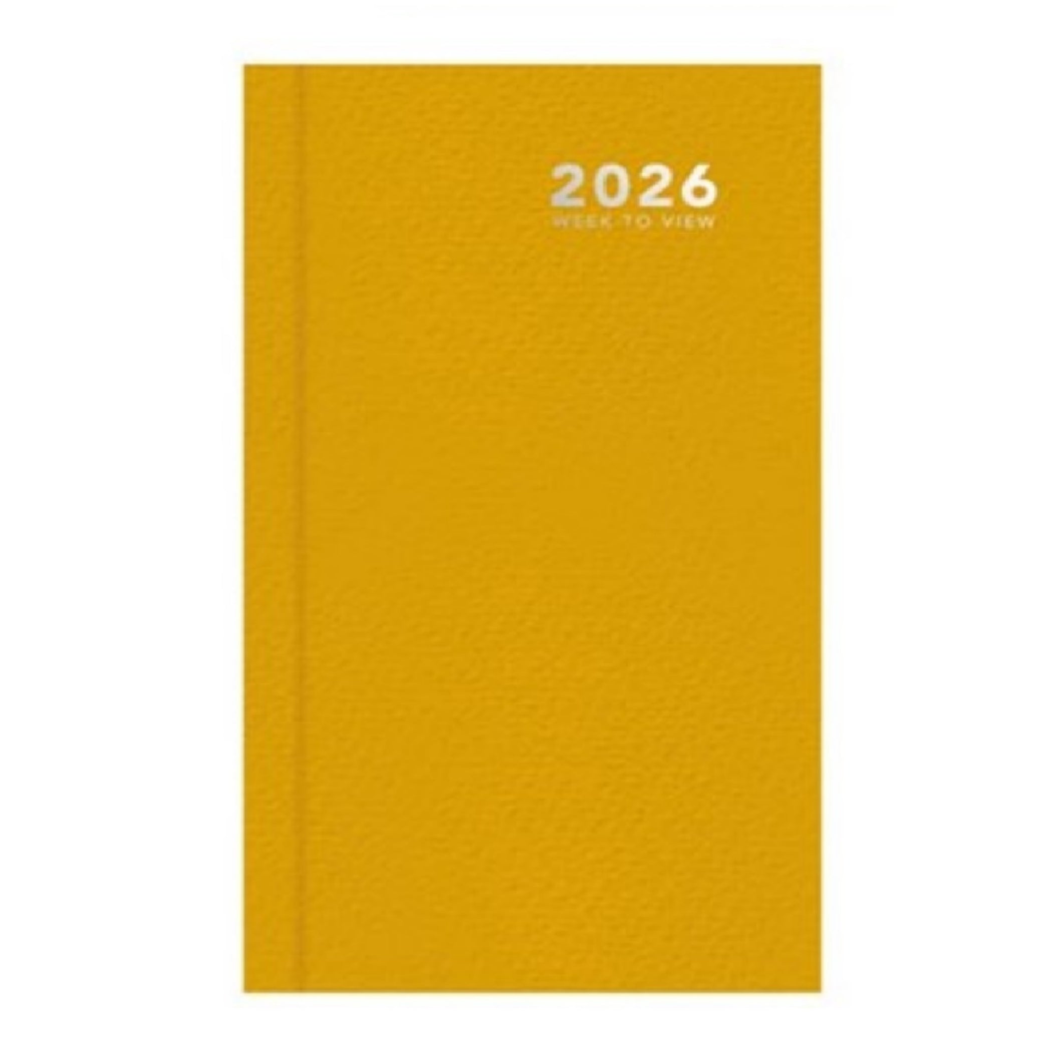 Beclen Harp 2026 SLIM Week to view Shiny 3 Bright colors Office Home School Desktop Diary Desktop School Note Date Full Year - Xmas gift
