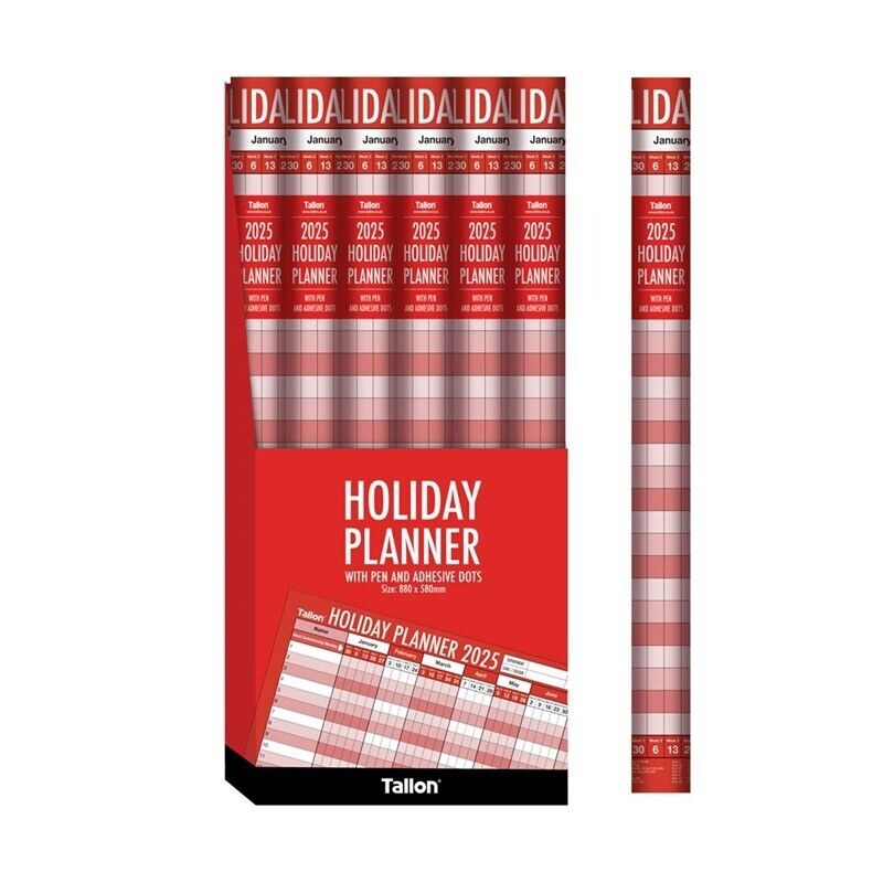 Beclen Harp 3x 2026 Wall Calendar Large Weekly Desktop Planner, Full Year Holiday Organiser office Home desk calendar