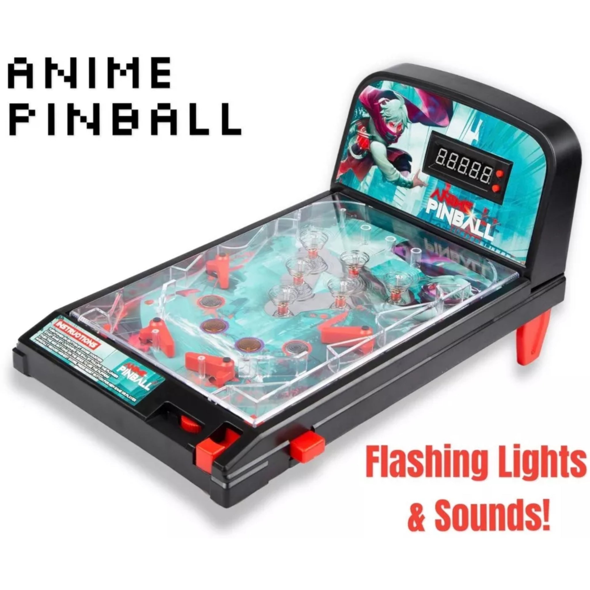 Beclen Harp Anime Pinball Tabletop Action Reflex Rapid Challenging Game Kids Toy Xmas Gift