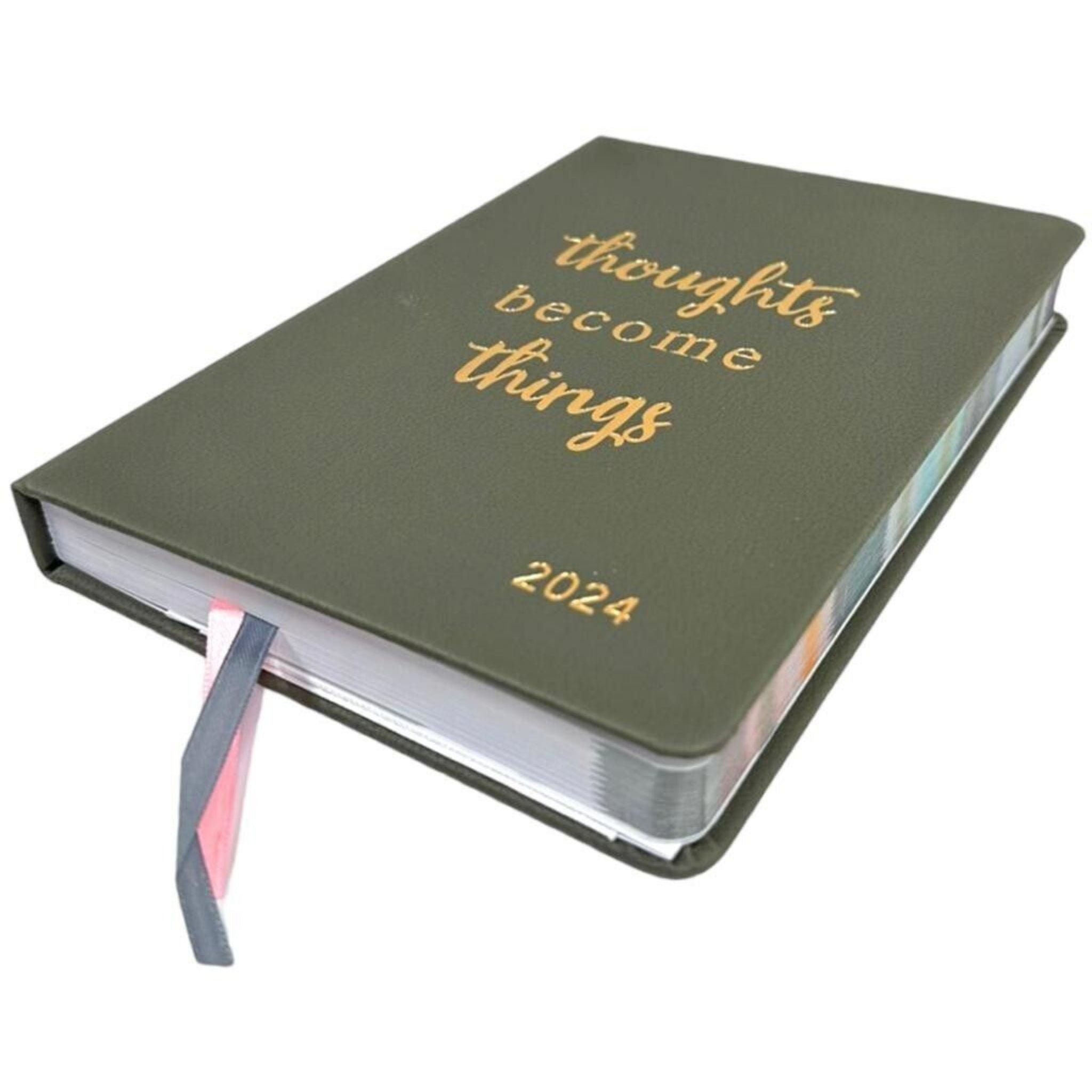 Beclen Harp 2025 A5 Day A Page Luxury Leatherette Cover Organiser Index 2x Diary Office, Desk