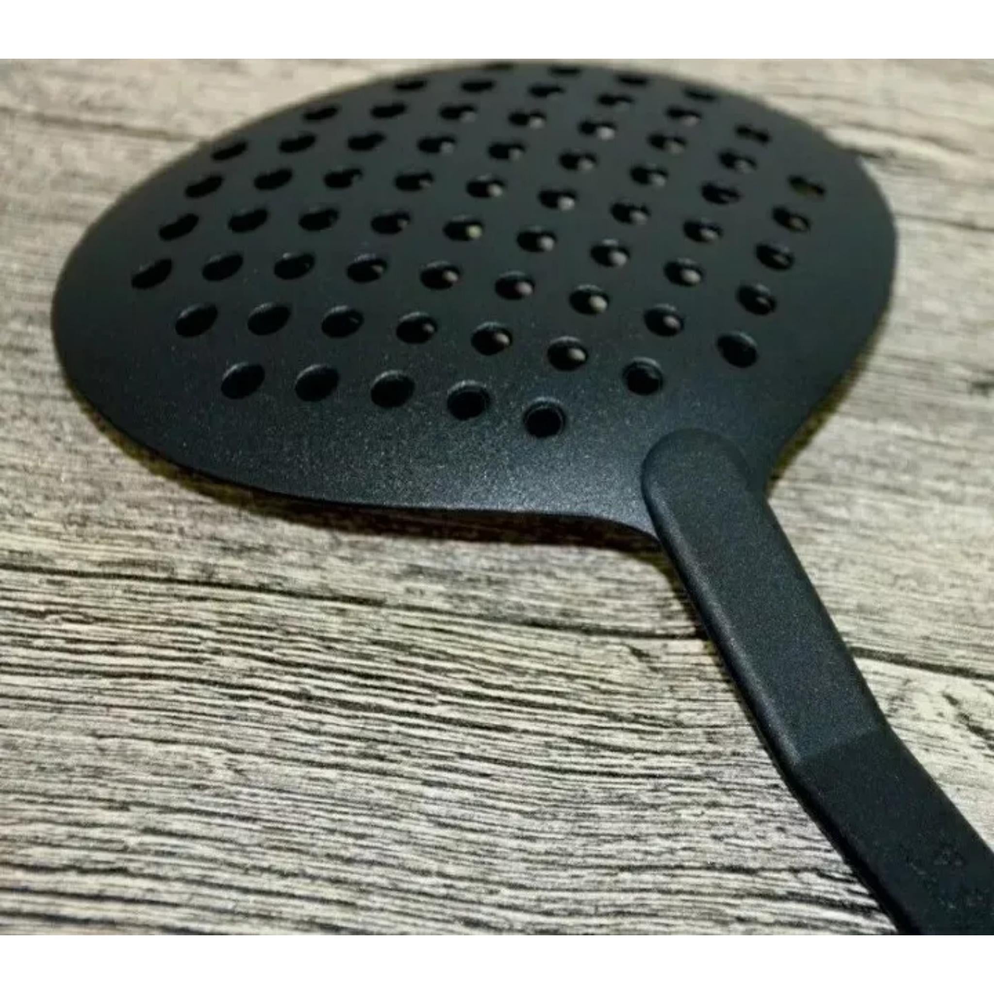 Beclen Harp Black Professional Skimmer Slotted Nylon Spoon Cooking Utensils Kitchen Tool