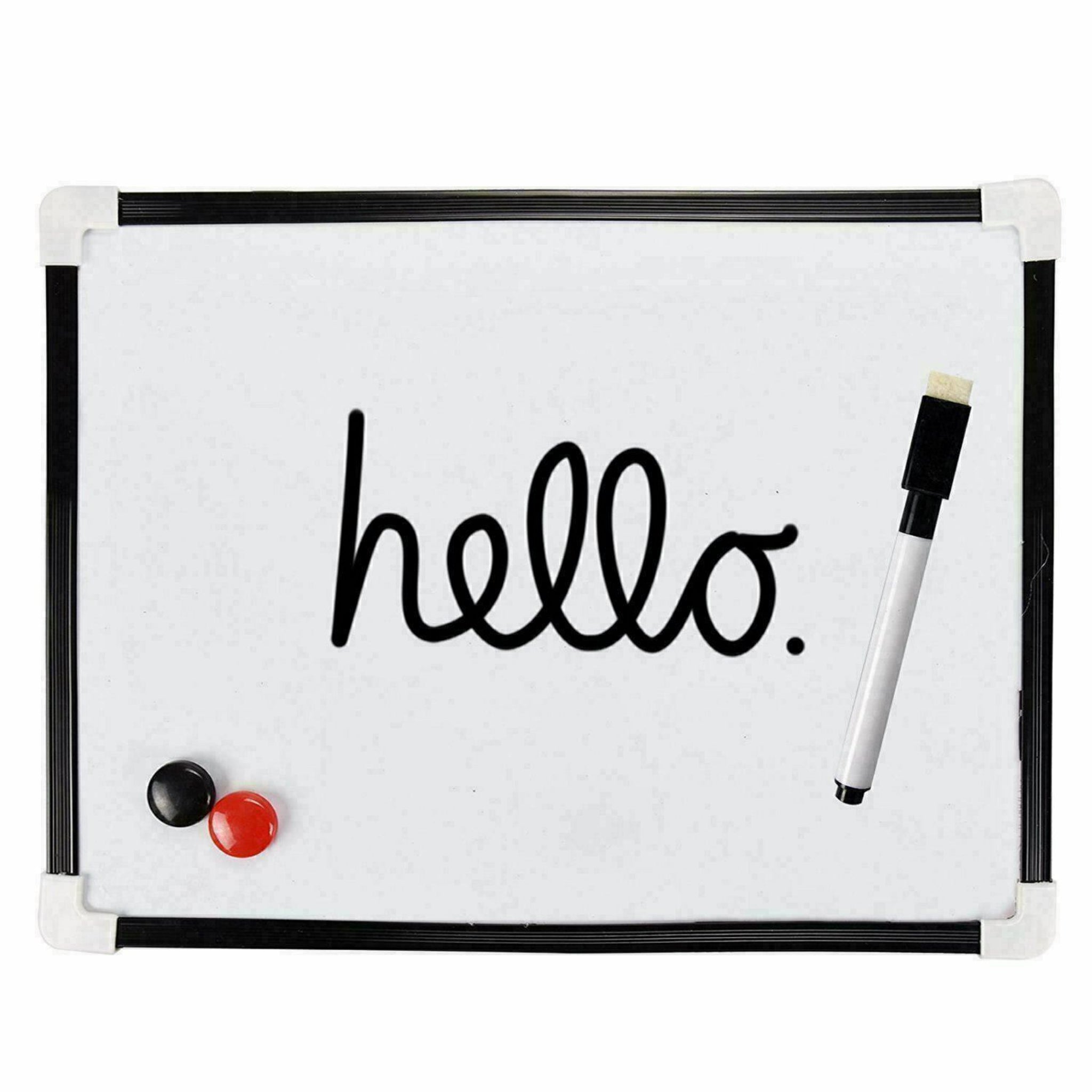 Beclen Harp Mini Dry Whiteboard Notice Memo Wipe Magnetic White Board Pen & Eraser
