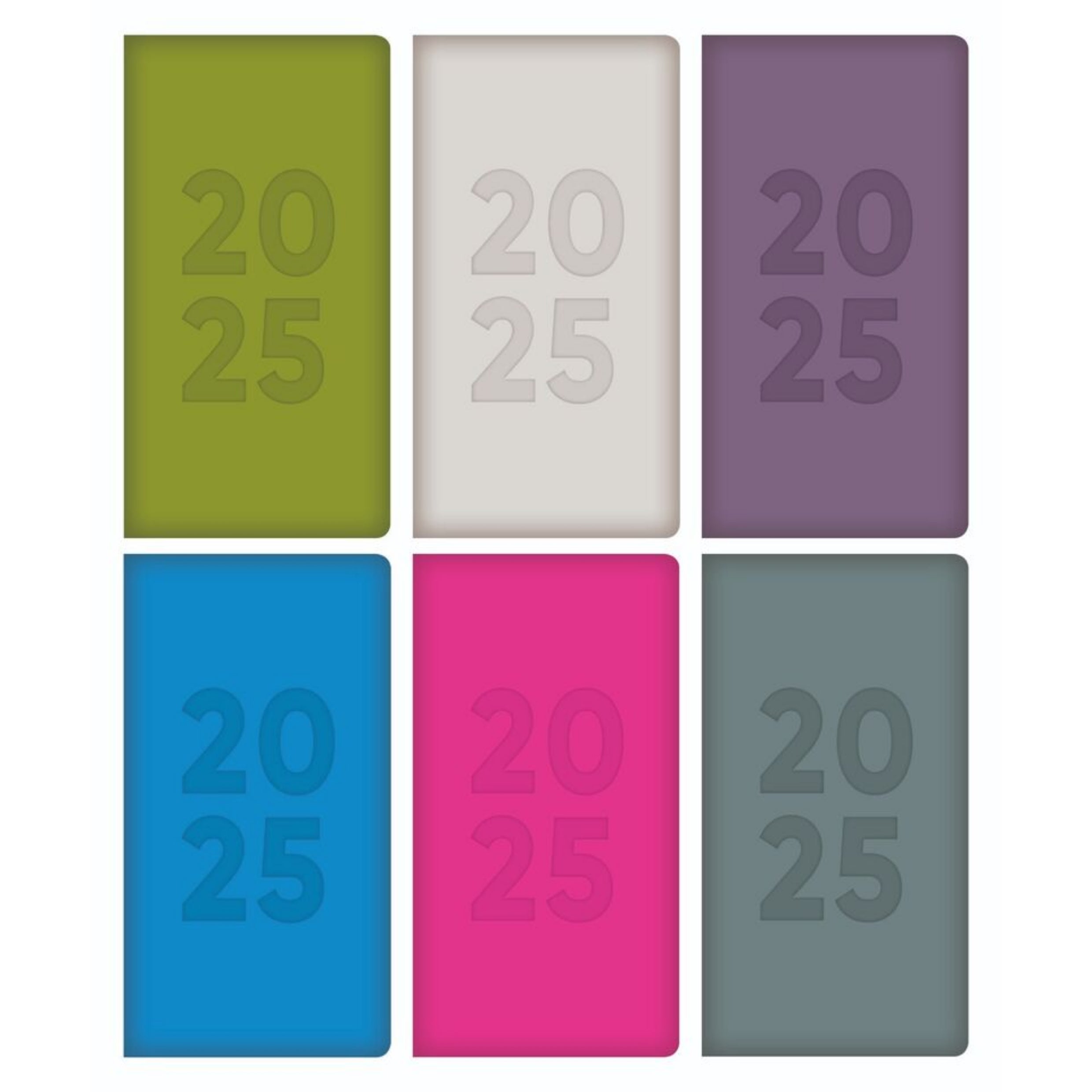 Beclen Harp 🎁 12 Pack - 2026 DIARY POCKET SMALL / SLIM LINE WEEK TO VIEW CUTE FASHION DIARY