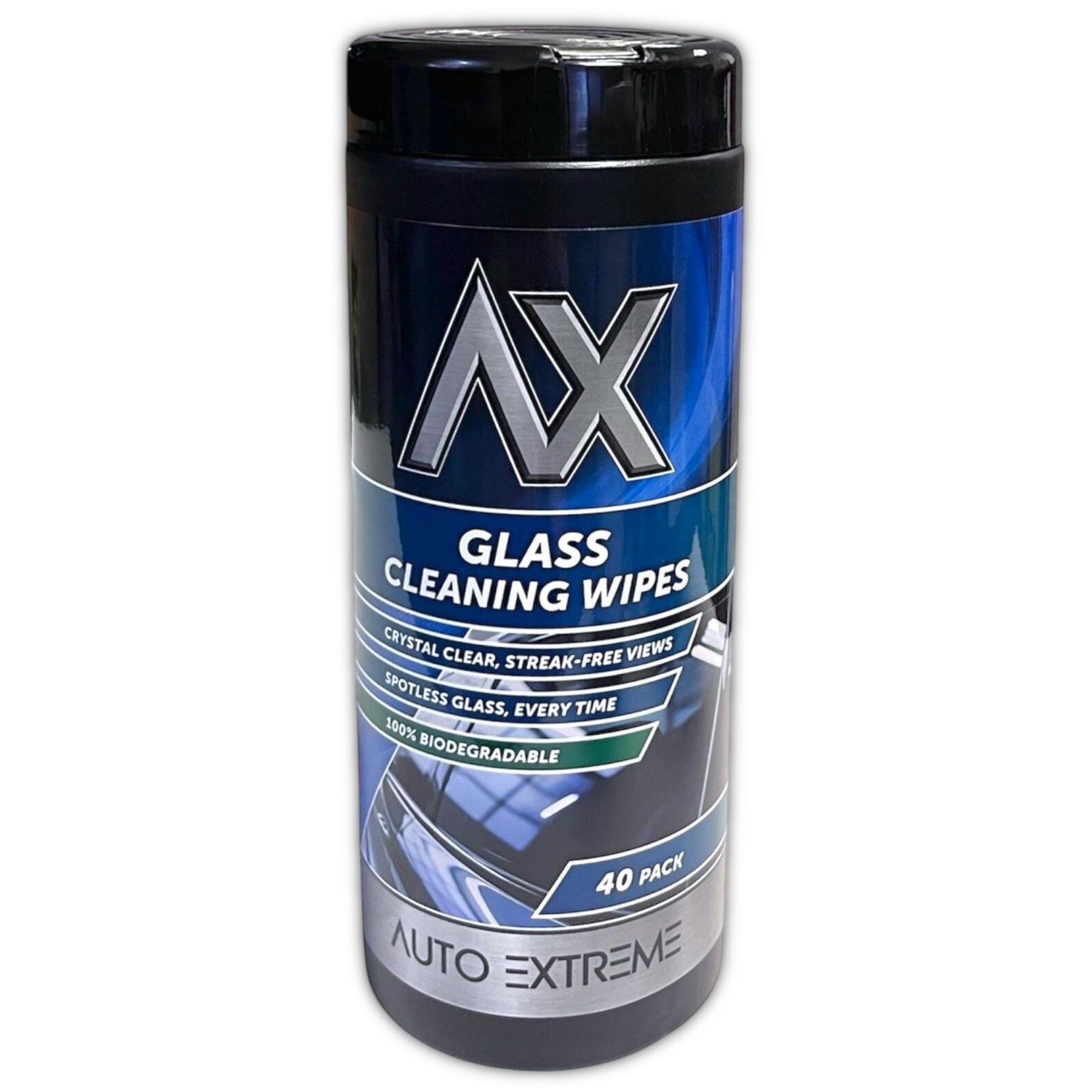 40x / 80x / 120x / 200x WINDOW CLEANER WIPES GLASS SHINY SURFACES STREAK-FREE EXTRA STRONG WIPES FOR CAR HOME KITCHEN MULTI PURPOSE - UK Seller