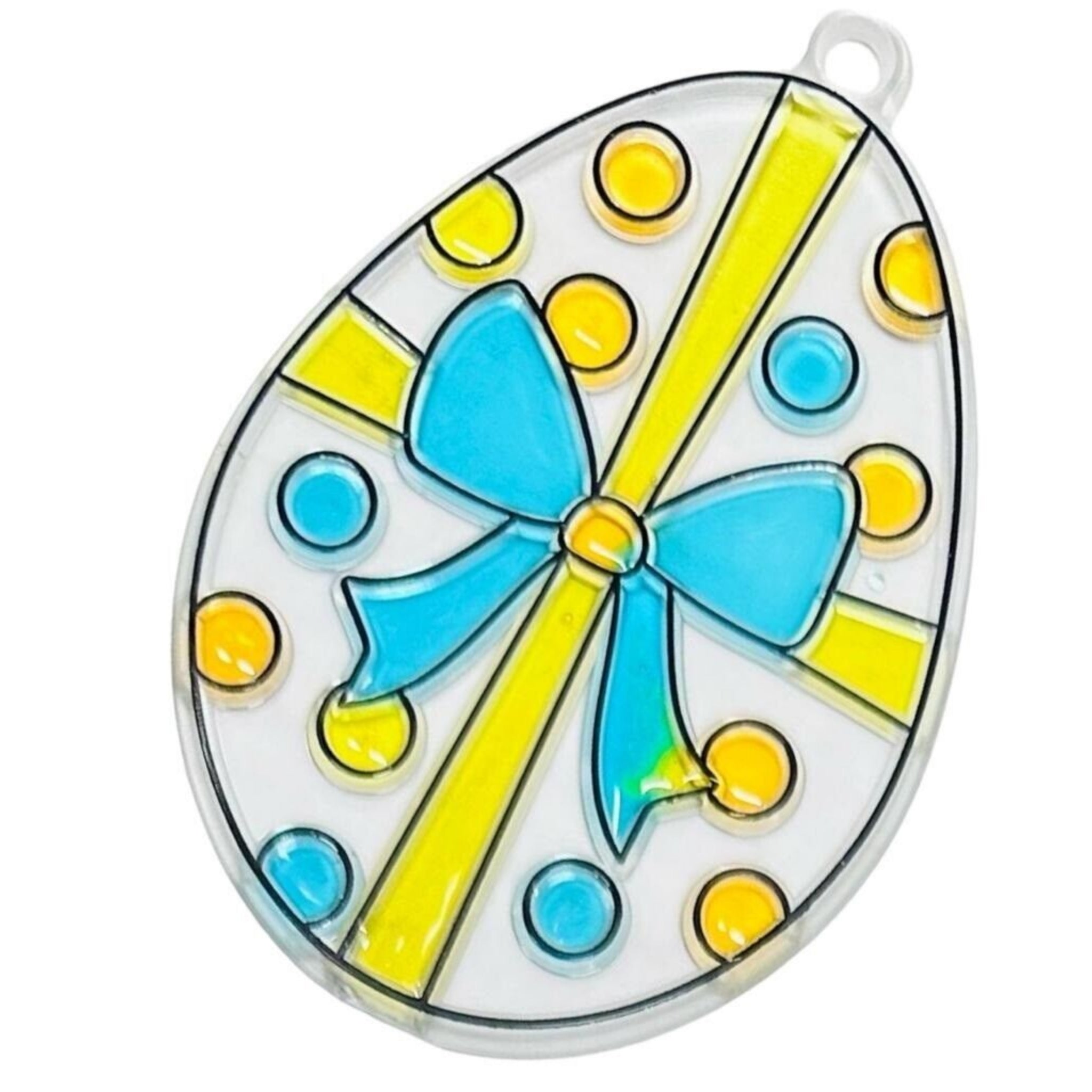 Beclen Harp Paint Your Own Easter Suncatcher Decorations Easter Crafts for Kids - Pack of 3