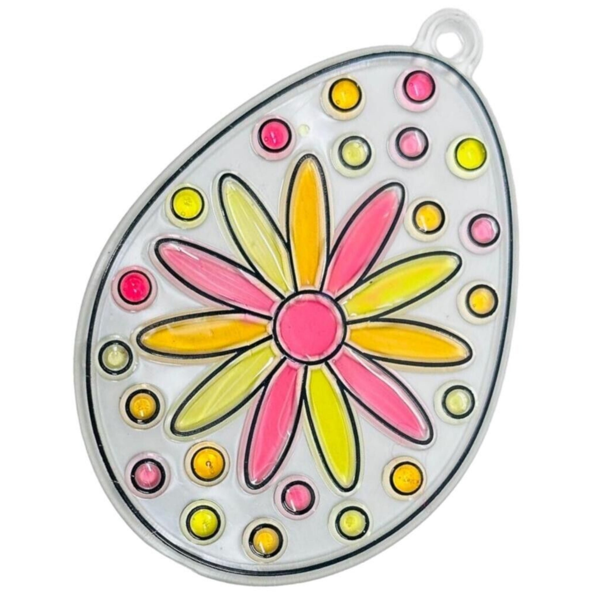 Beclen Harp Paint Your Own Easter Suncatcher Decorations Easter Crafts for Kids - Pack of 3