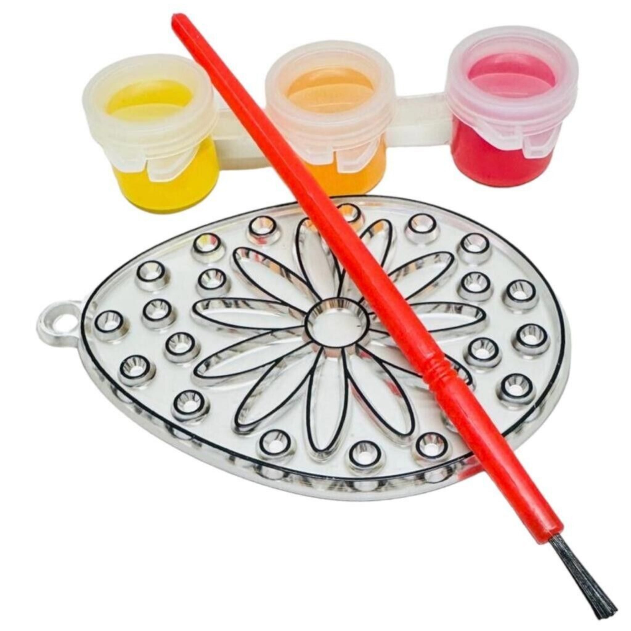 Beclen Harp Paint Your Own Easter Suncatcher Decorations Easter Crafts for Kids - Pack of 3