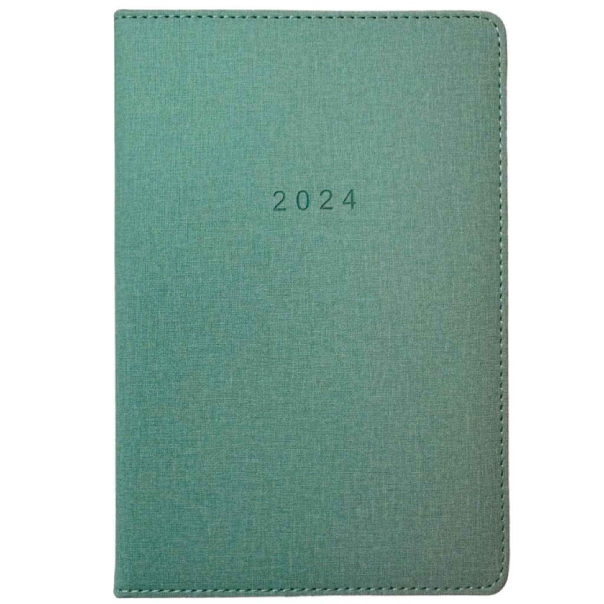 Beclen Harp 2x 2025 A5 Day A Page Luxury Vegan Friendly Organiser Soft Cover Diary Office, Desk