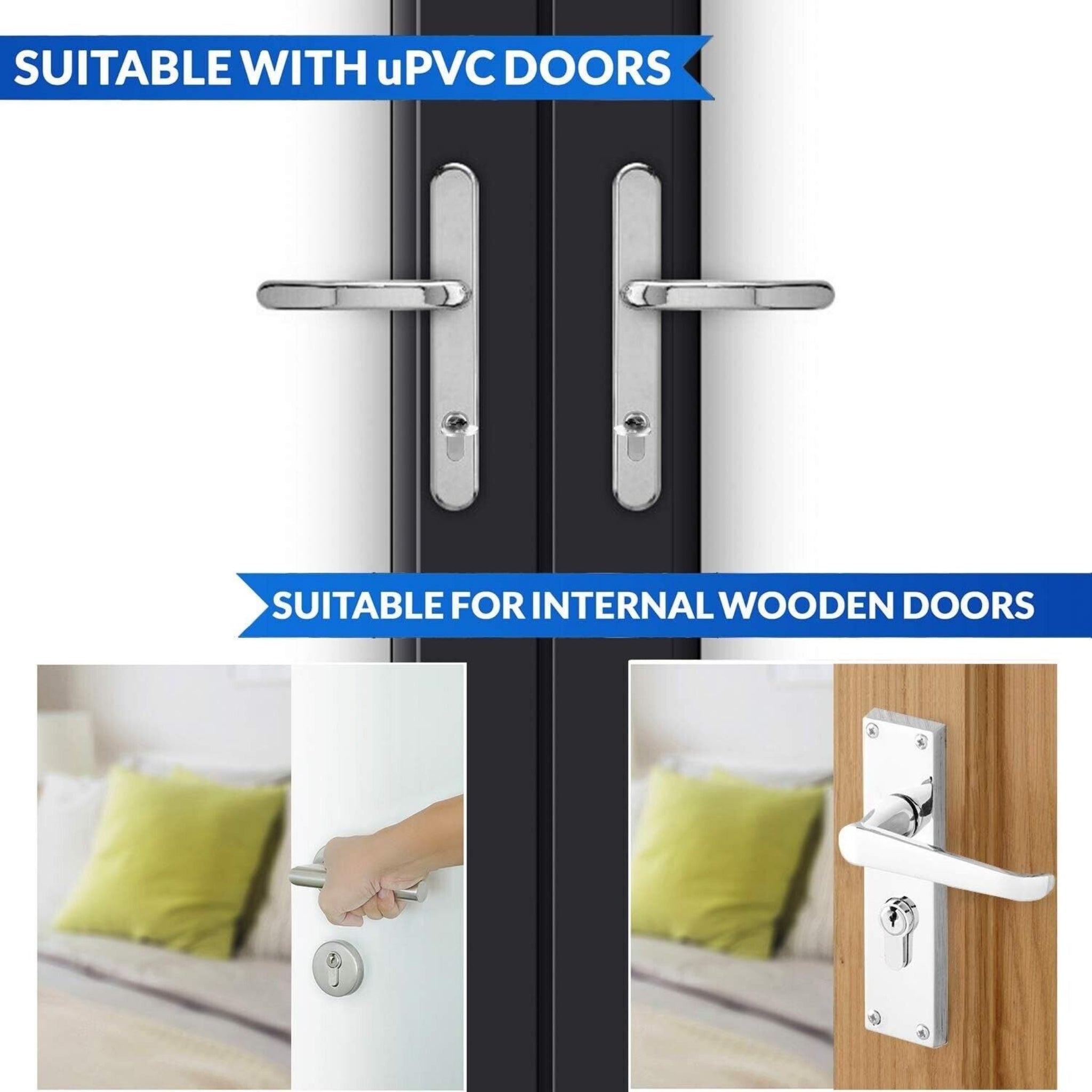 Beclen Harp 60mm Euro Upvc Lock Cylinder Barrel Upvc Pvc Aluminium Door Lock Barrel 3 KEYS