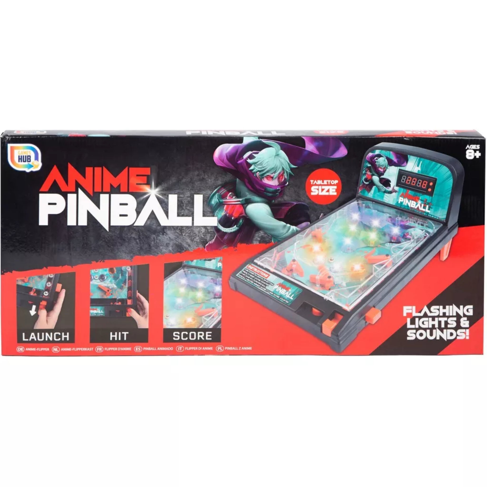 Beclen Harp Anime Pinball Tabletop Action Reflex Rapid Challenging Game Kids Toy Xmas Gift