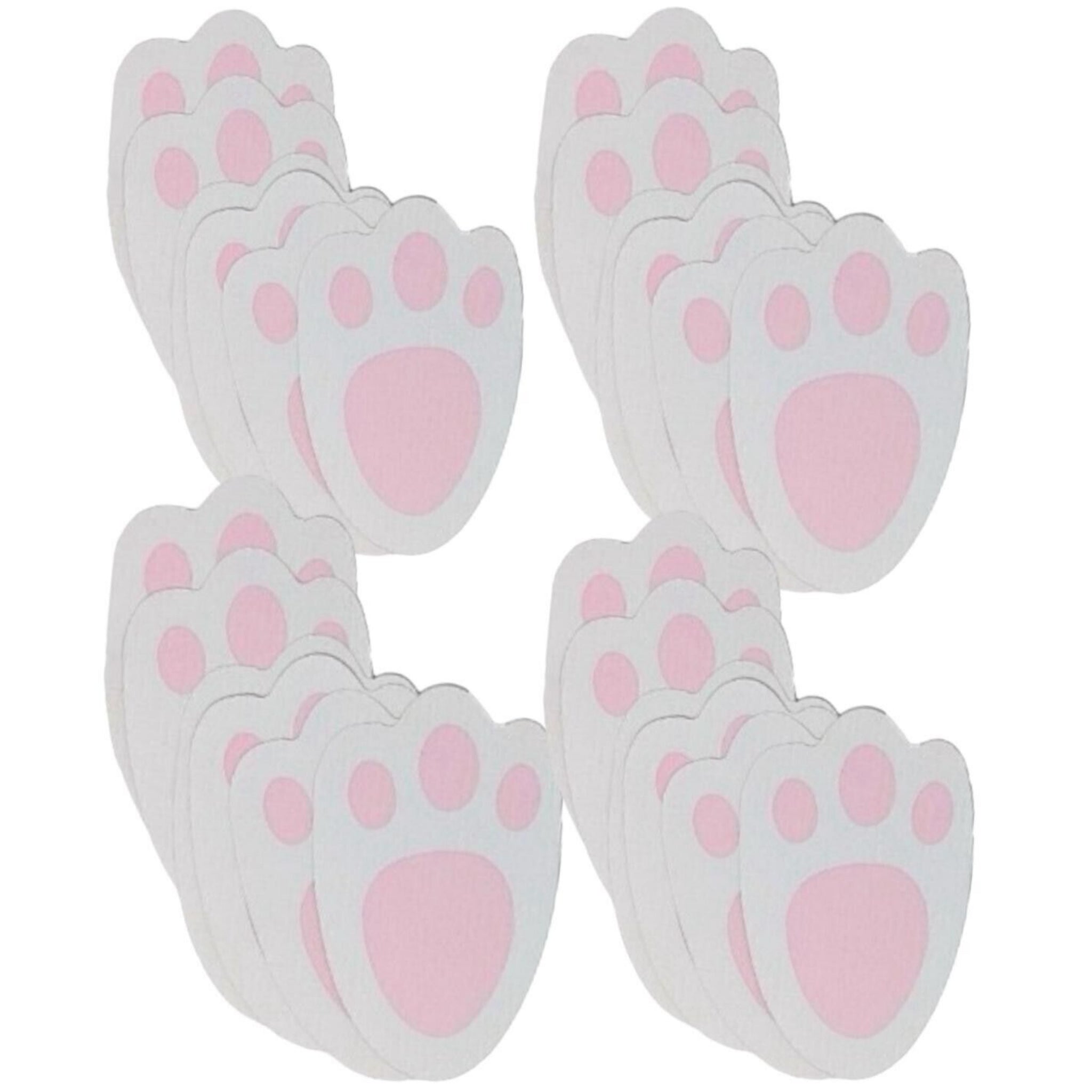 Beclen Harp Easter Egg Hunt Kit 5 Signs, 20 Bunny Feet & 10 Clue Eggs Decorations Kids Fun