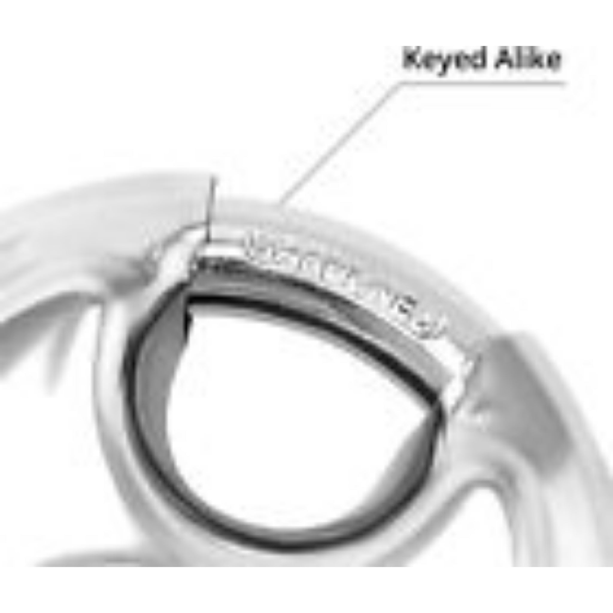 Beclen Harp 2 PACK 70mm KEYED ALIKE DISC STAINLESS STEEL HARDENED SHACKLE PADLOCKS + 2 KEYS