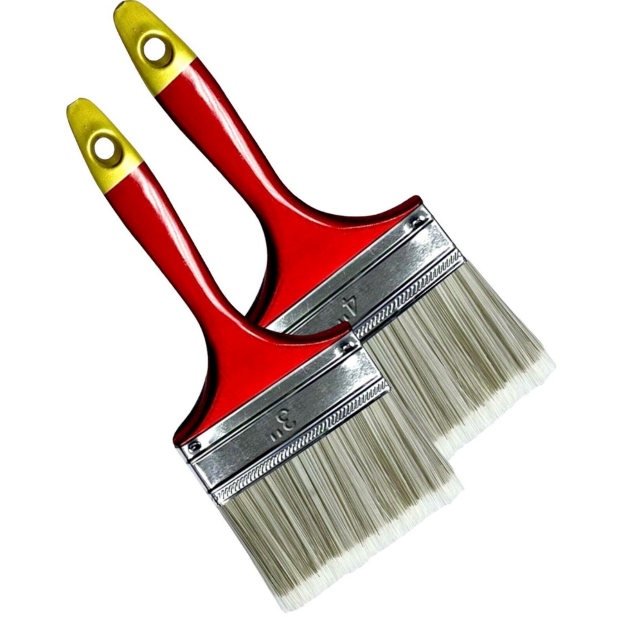 Beclen Harp 3" & 4" Inch Paint Brush Brushes Decorating Diy Wall Fence Home Decks House Wood