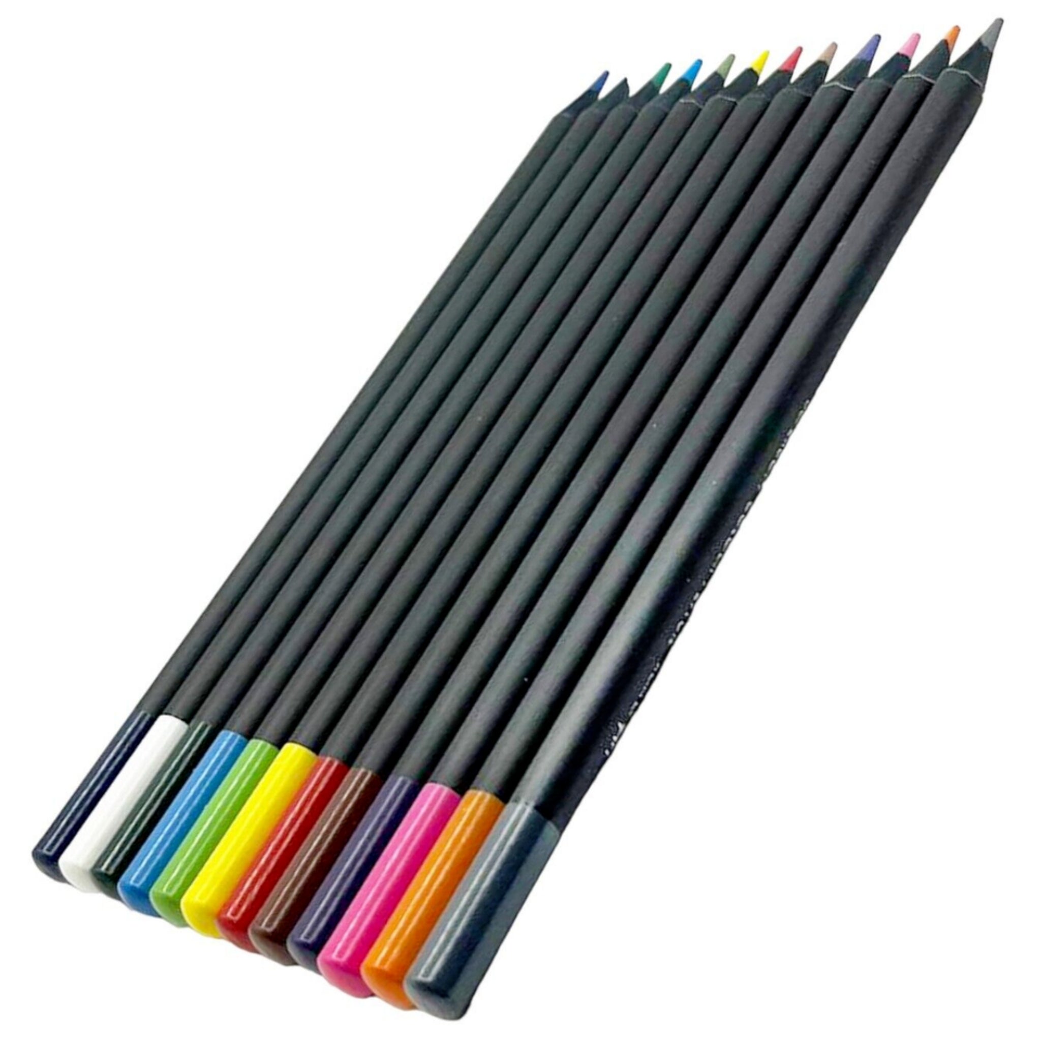 Beclen Harp 12 Colouring Pencils Set Super Soft for Kids Adult Books Artist Drawing School Best gift for children