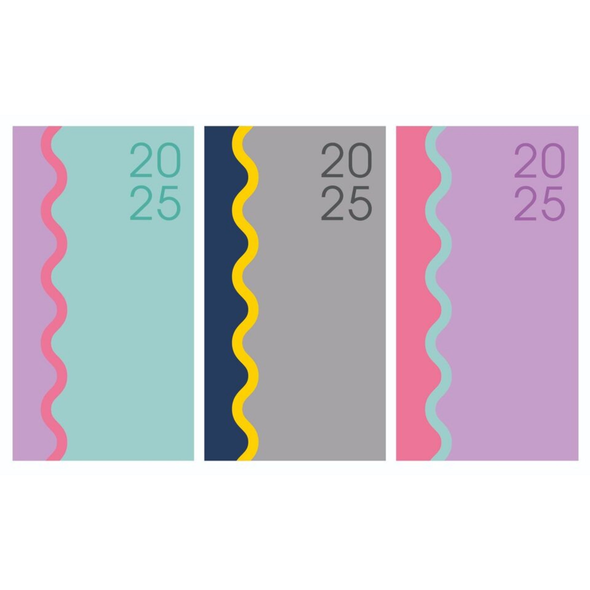 Beclen Harp 🎁 12 Pack - 2026 DIARY POCKET SMALL / SLIM LINE WEEK TO VIEW CUTE FASHION DIARY