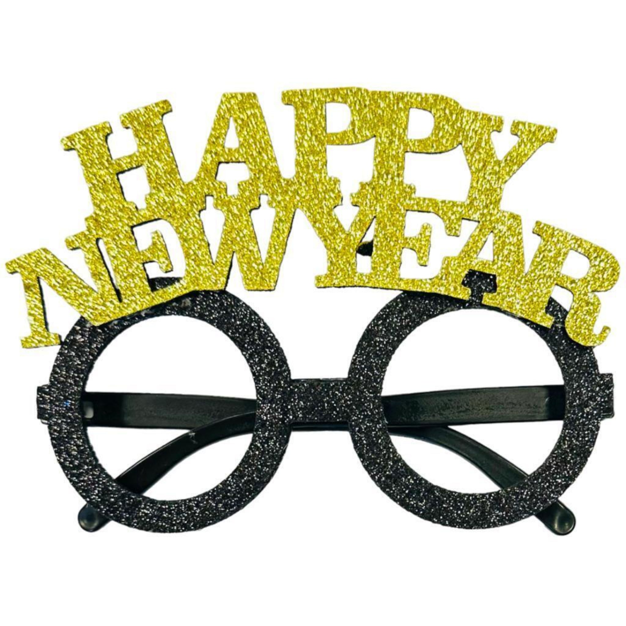 Beclen Harp 2024 Happy New Year Decorations Fancy Dress Eye Glasses Party Celebration Props
