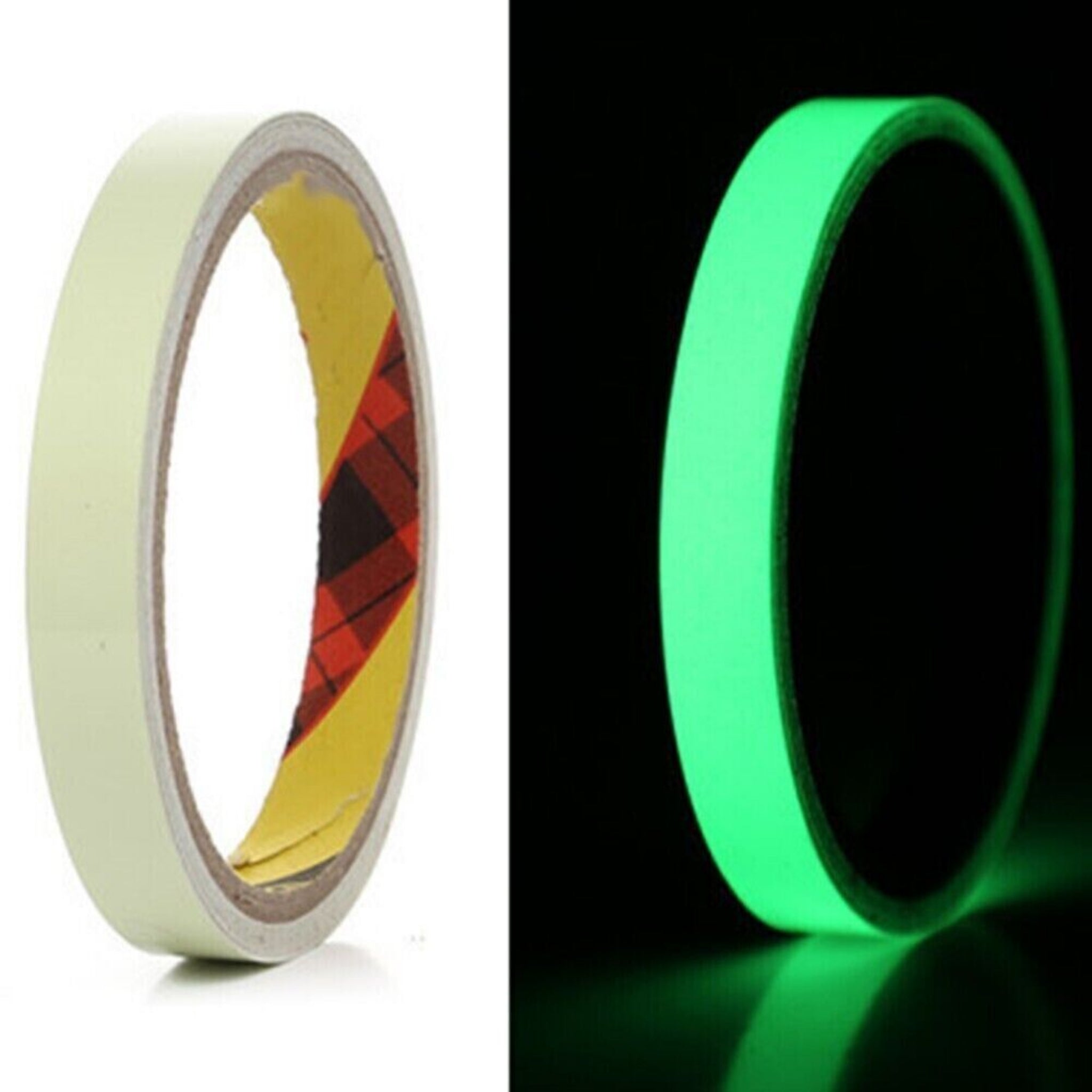 Beclen Harp 3MT Glow In The Dark Tape Thin Sticker Neon Light Safety Switch Green Halloween