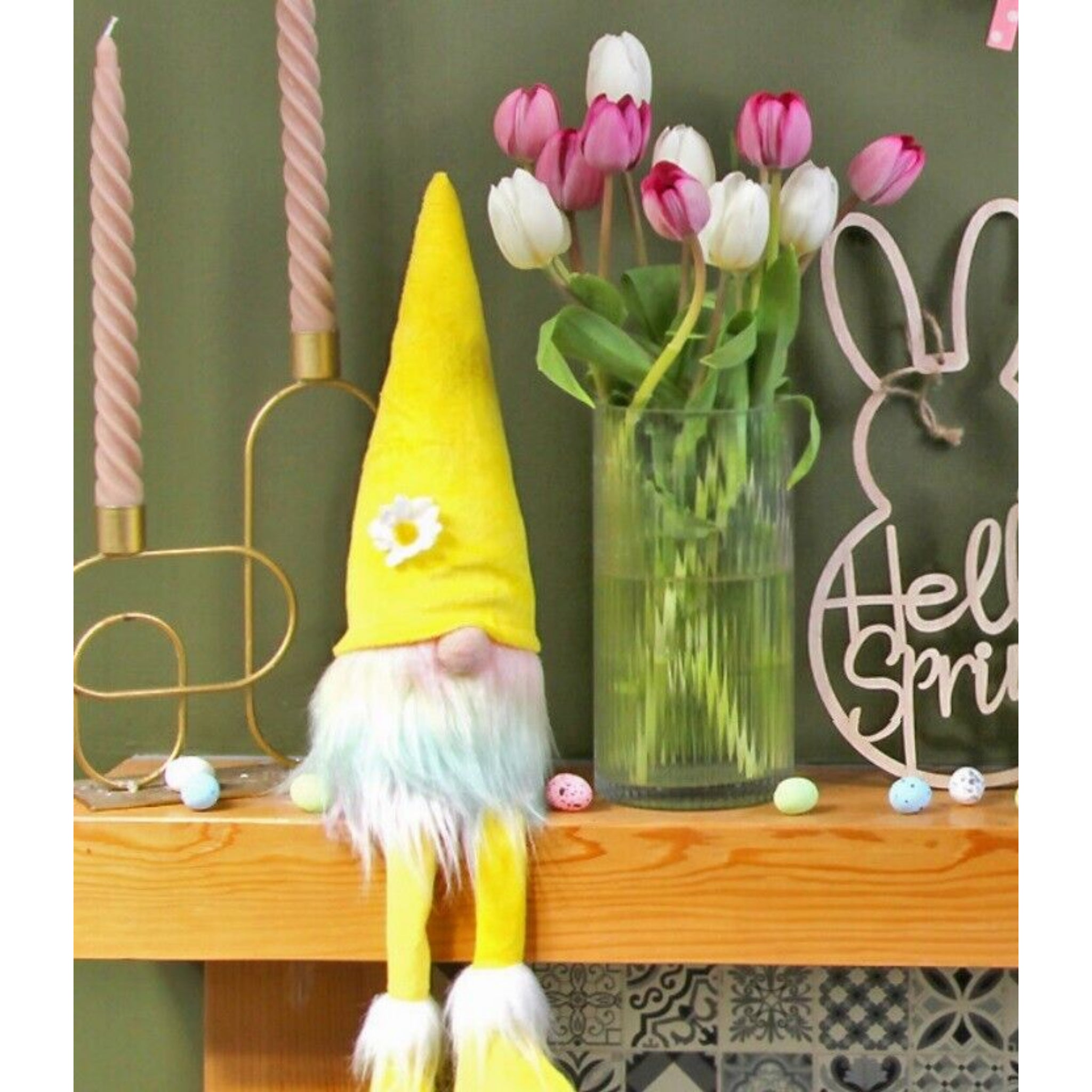 Beclen Harp Gonk Easter Christmas Decoration Large Nordic Santa Figure Xmas 31cm Plush Gnome