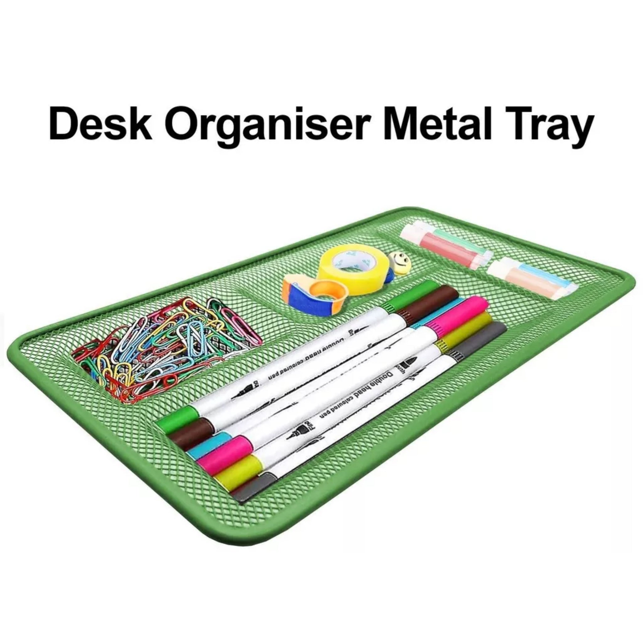 Beclen Harp Metal Mesh Desk / Draw Tidy Pencils Organiser Container Stationery Office School