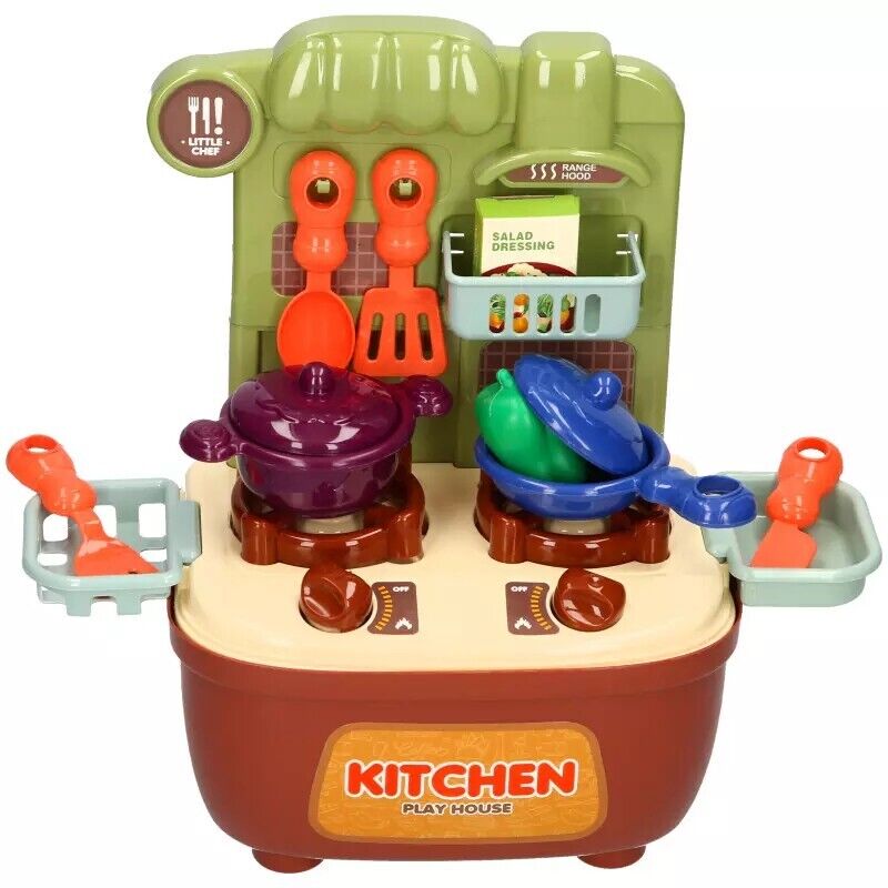 Beclen Harp 2x MY FIRST KITCHEN COOKING MEDICAL SET PRETEND PLAY COOKWARE PLAY LEARN KIDS