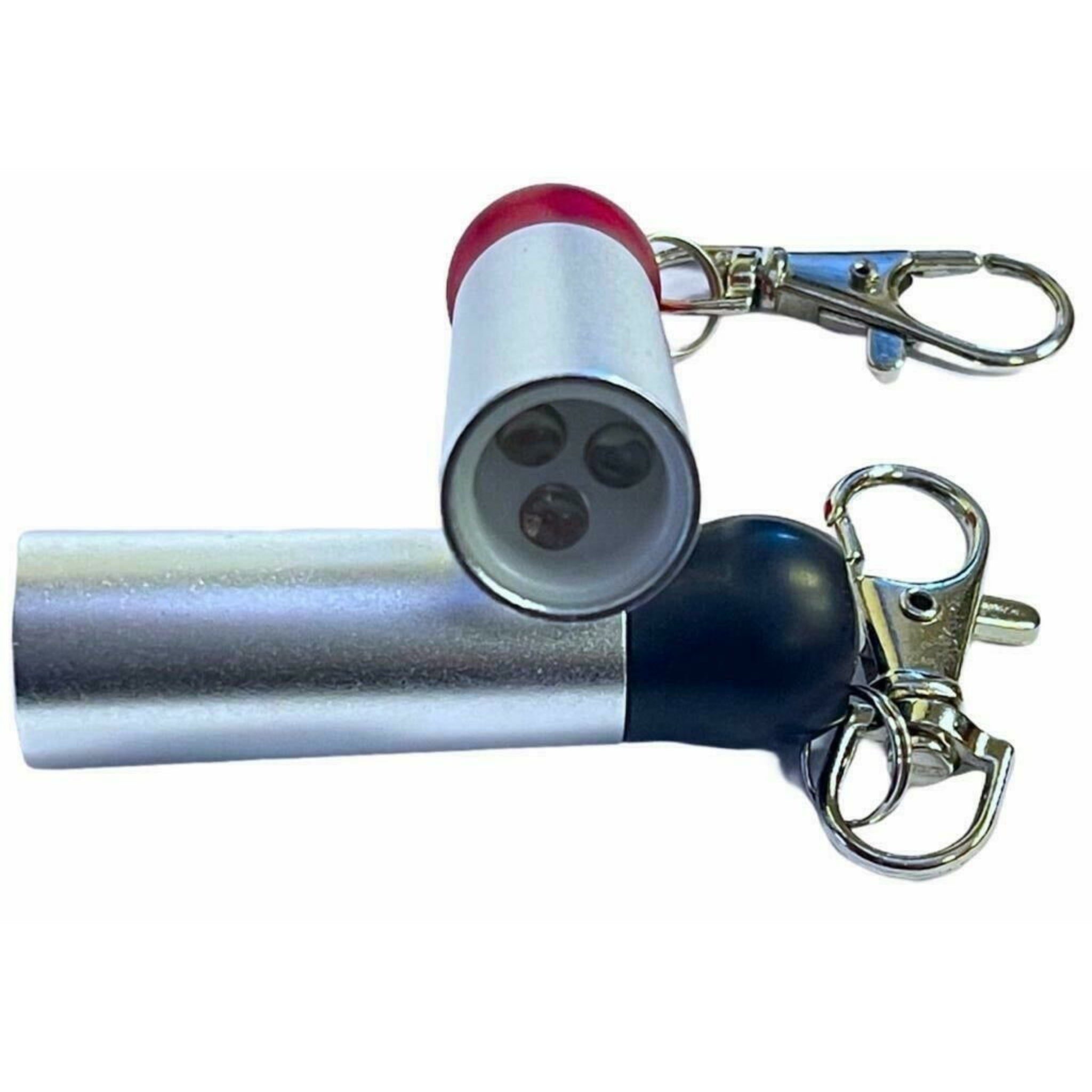 Beclen Harp 2pc Mini 3 LED Torch/Key Ring Pocket Flash Light Ultra Bright Batteries Included