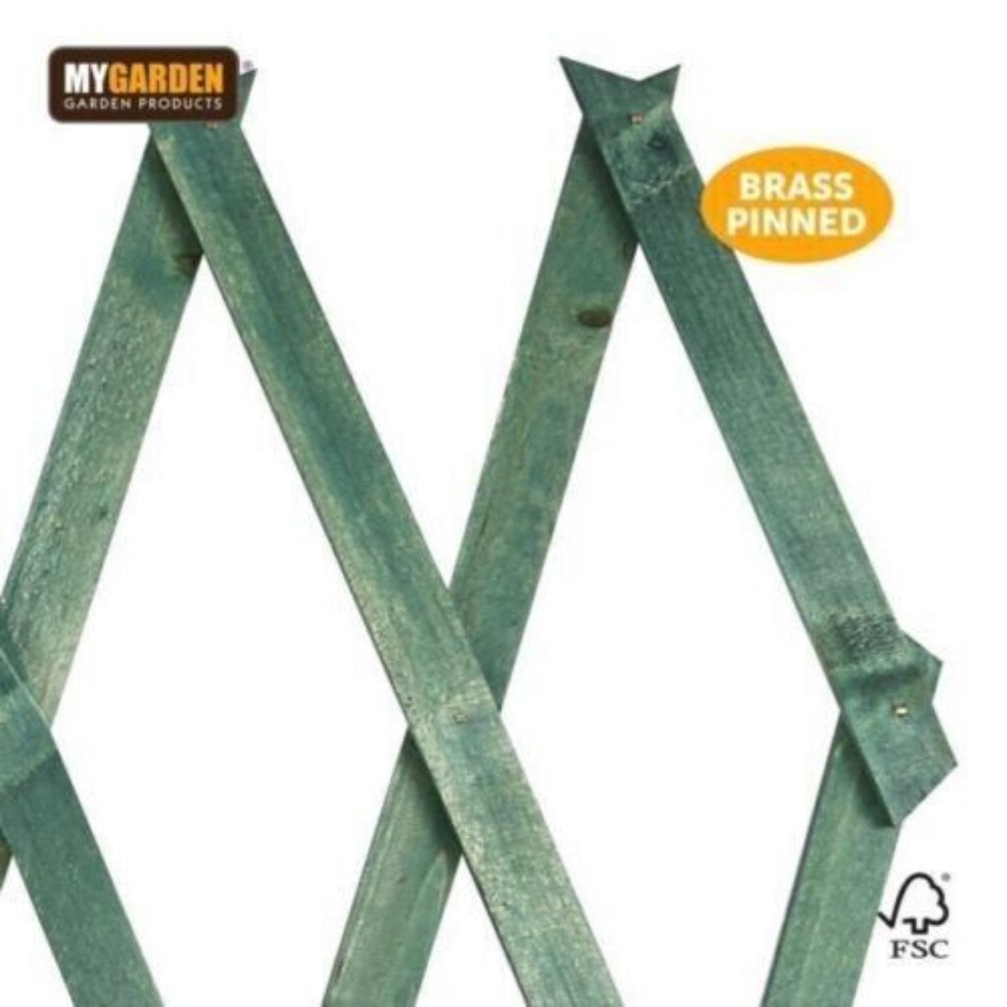 Beclen Harp 3 x Expanding Dark Grey Wooden Trellis Plants Fence Screening Lattice 180 x 60cm