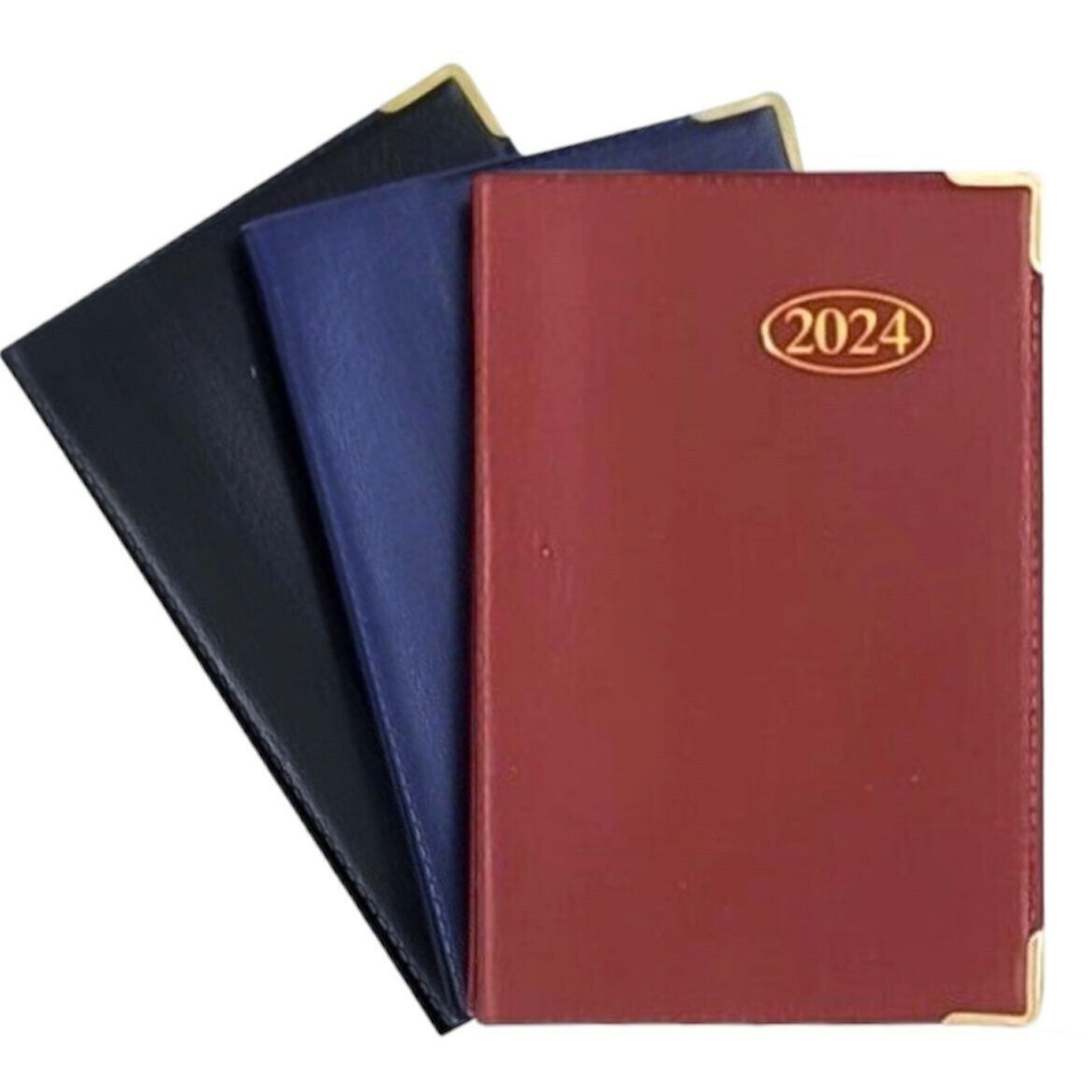 Beclen Harp 2024 Pocket Week to view Diary School Office Year Softcover Diaries Joblot 30PCK