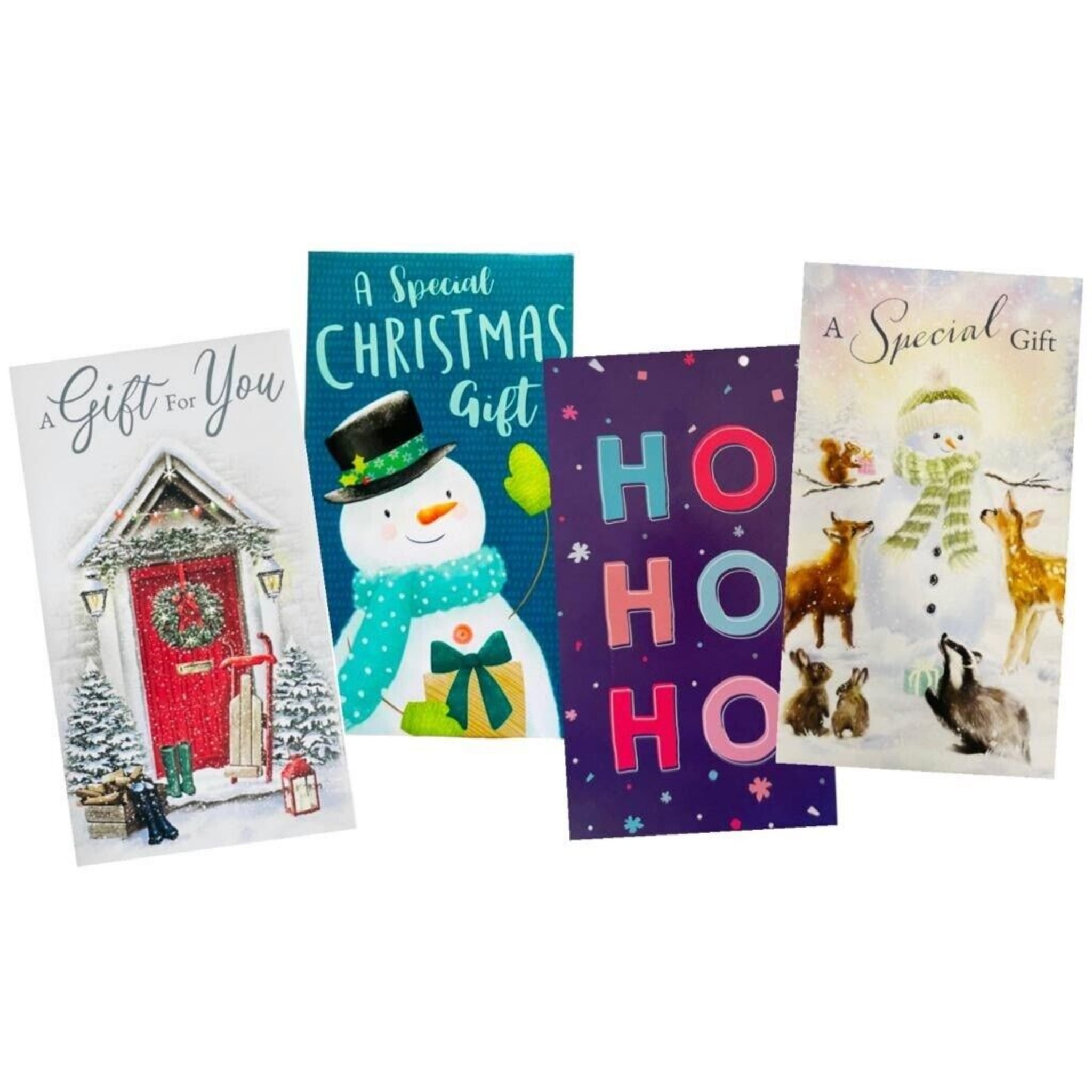 Beclen Harp 8 Cute Christmas Money Wallets with Envelopes Assorted Designs Novelty Gift Card