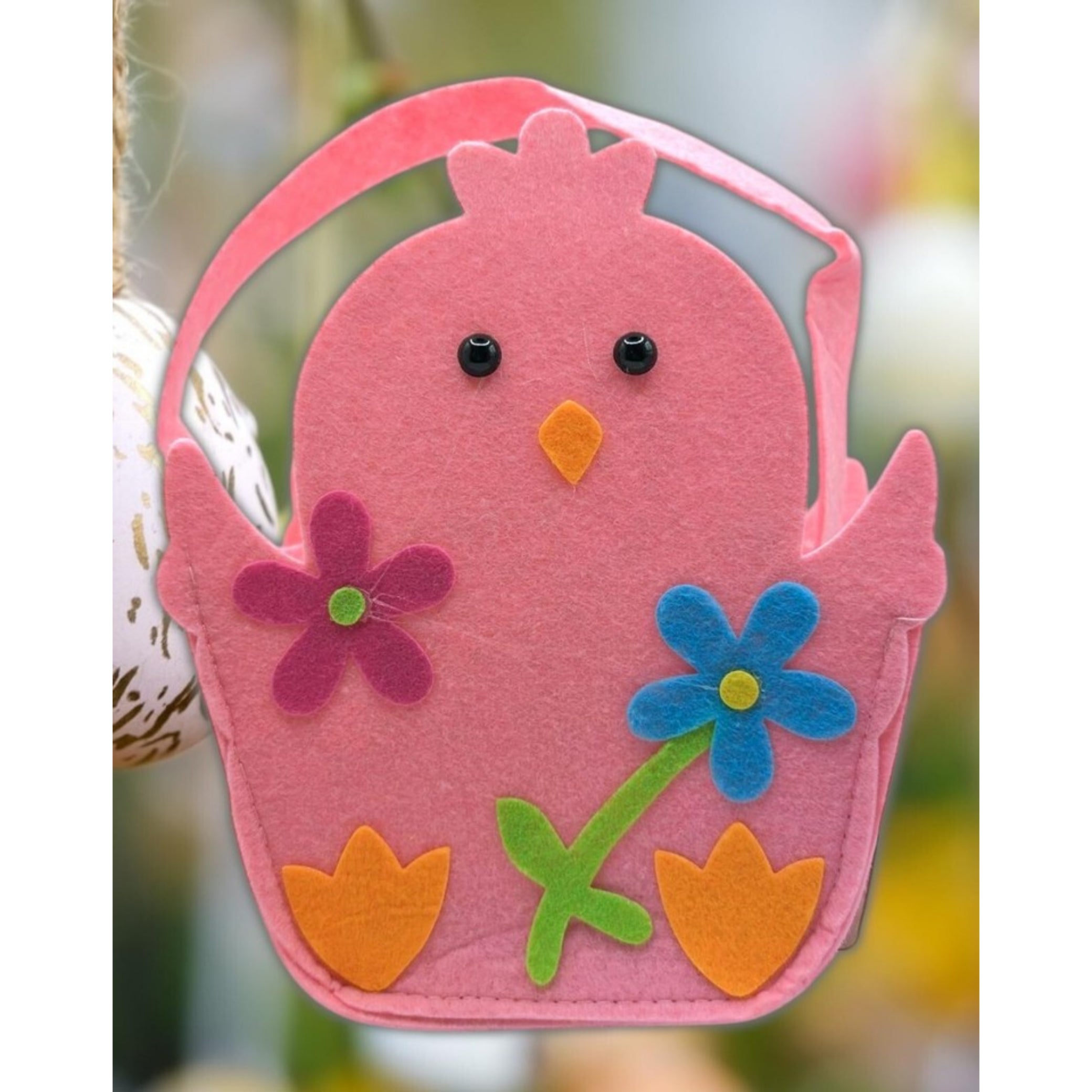 Beclen Harp 3x Easter Treat Bucket Cute Chicks Luxury Present Egg Hunt Easter Egg Gift Bag - UK Seller Ester fun