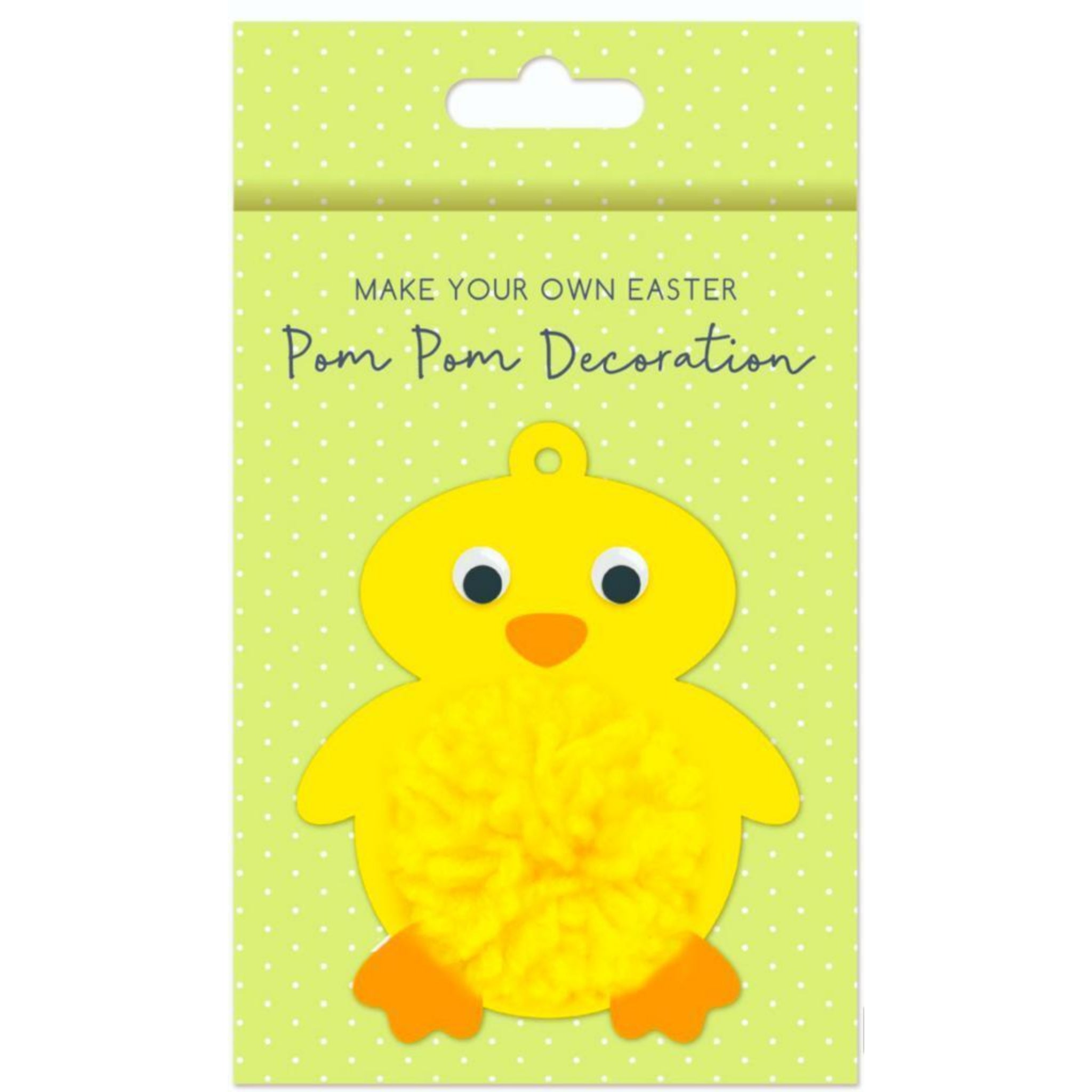 Beclen Harp Make Your Own Easter Pom Pom Kit Hanging Kids Party Decoration Bag Filler Gift