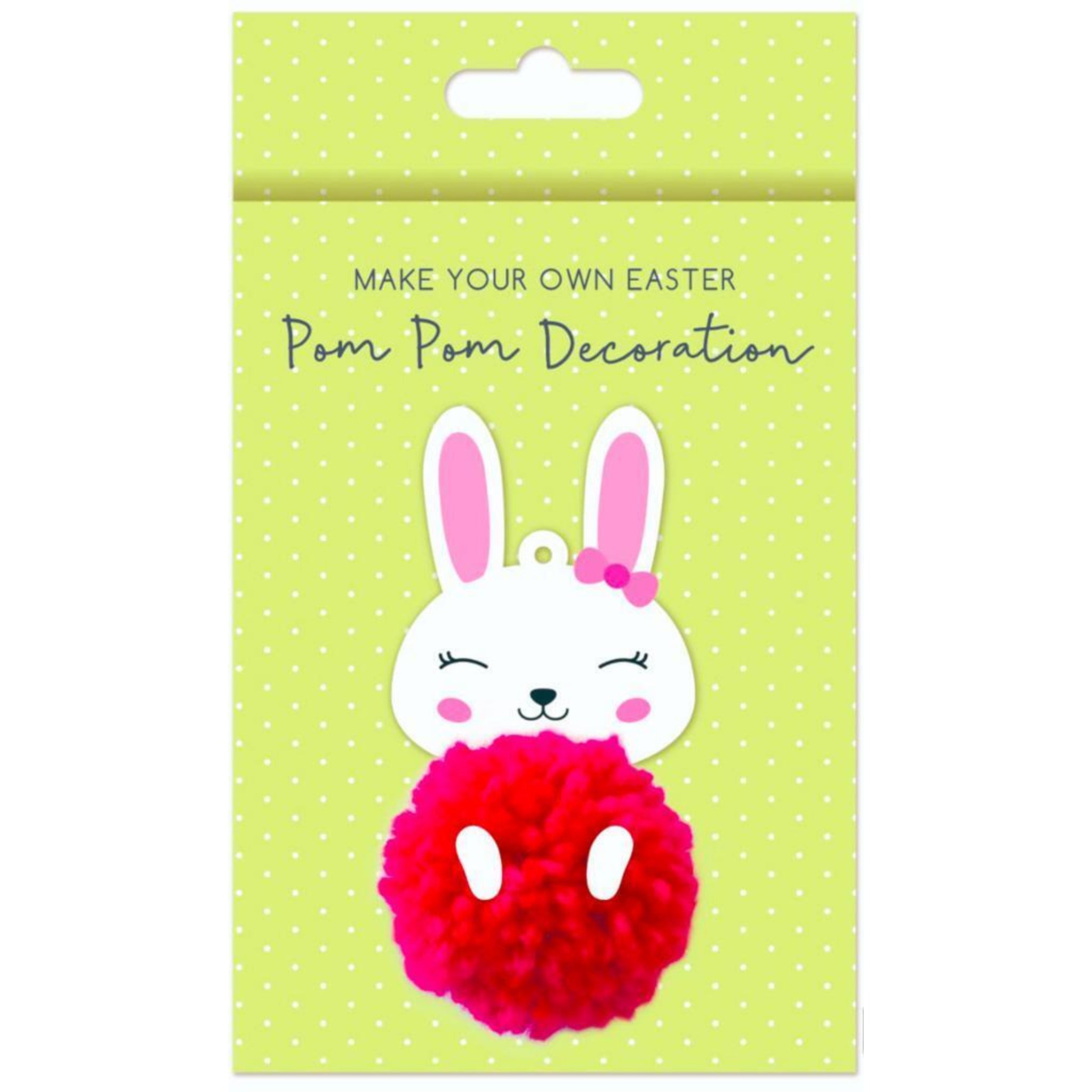 Beclen Harp Make Your Own Easter Pom Pom Kit Hanging Kids Party Decoration Bag Filler Gift