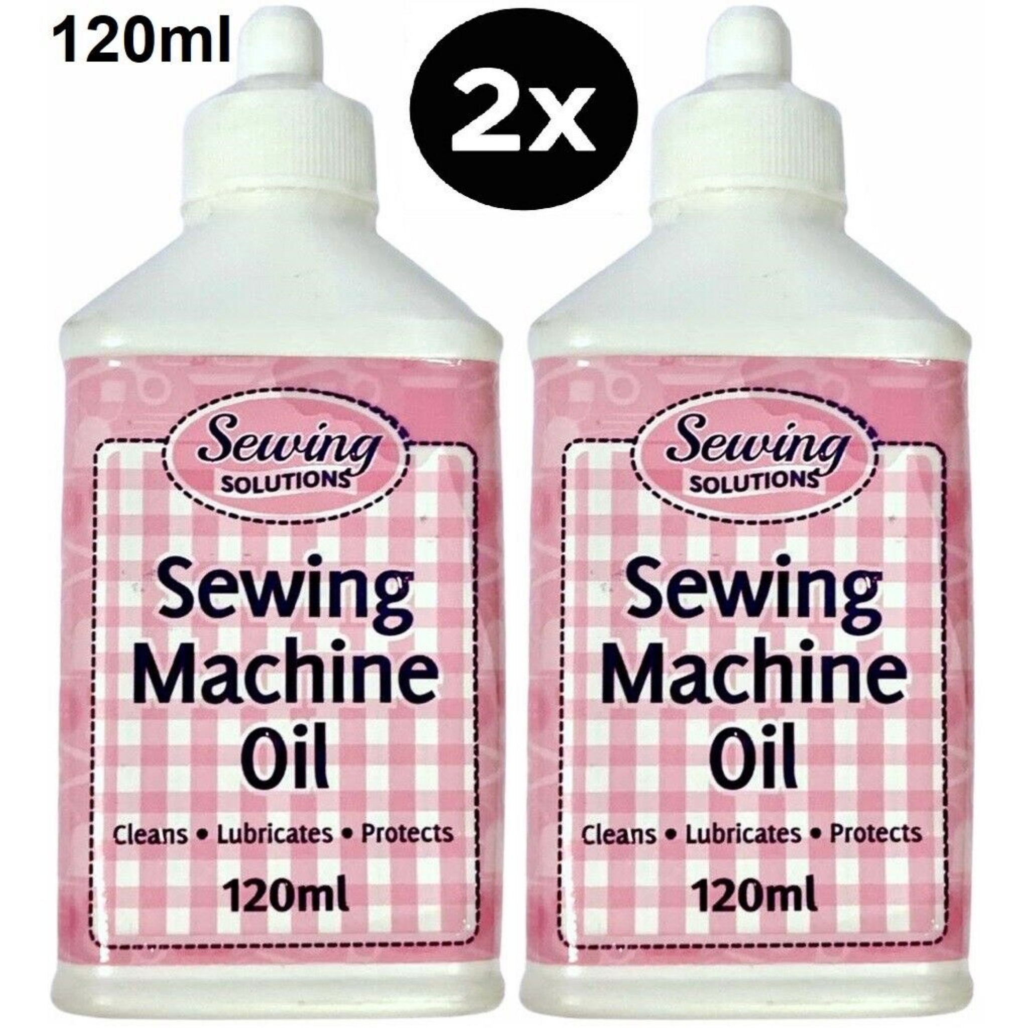 Beclen Harp 2x Sewing Machine Oil 120ml Fine Quality General Use For All Sewing Machines Multi