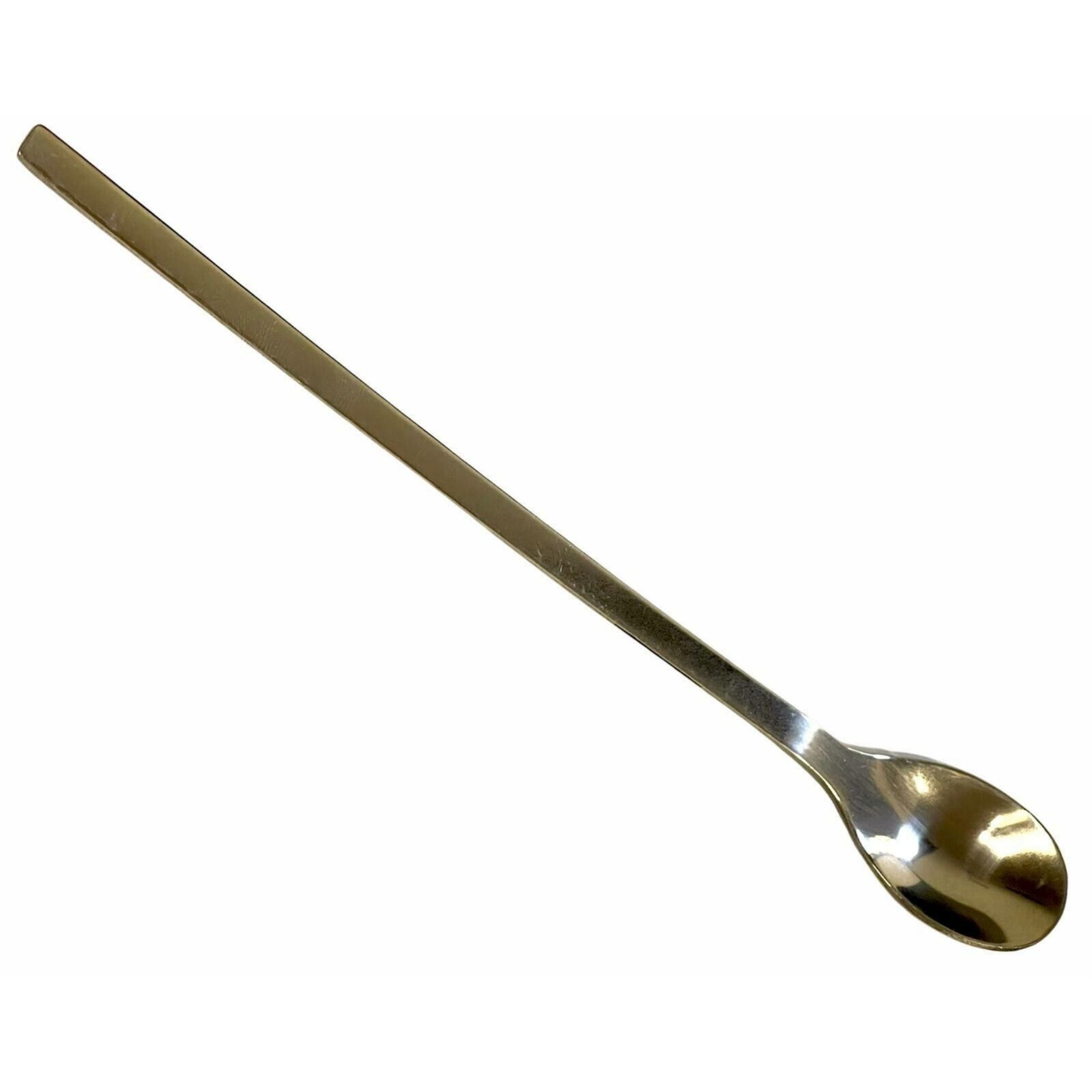 Beclen Harp 8 x Long Handled Cocktail Spoons Knickerbocker Latte Sundae Teaspoons Bar Tool