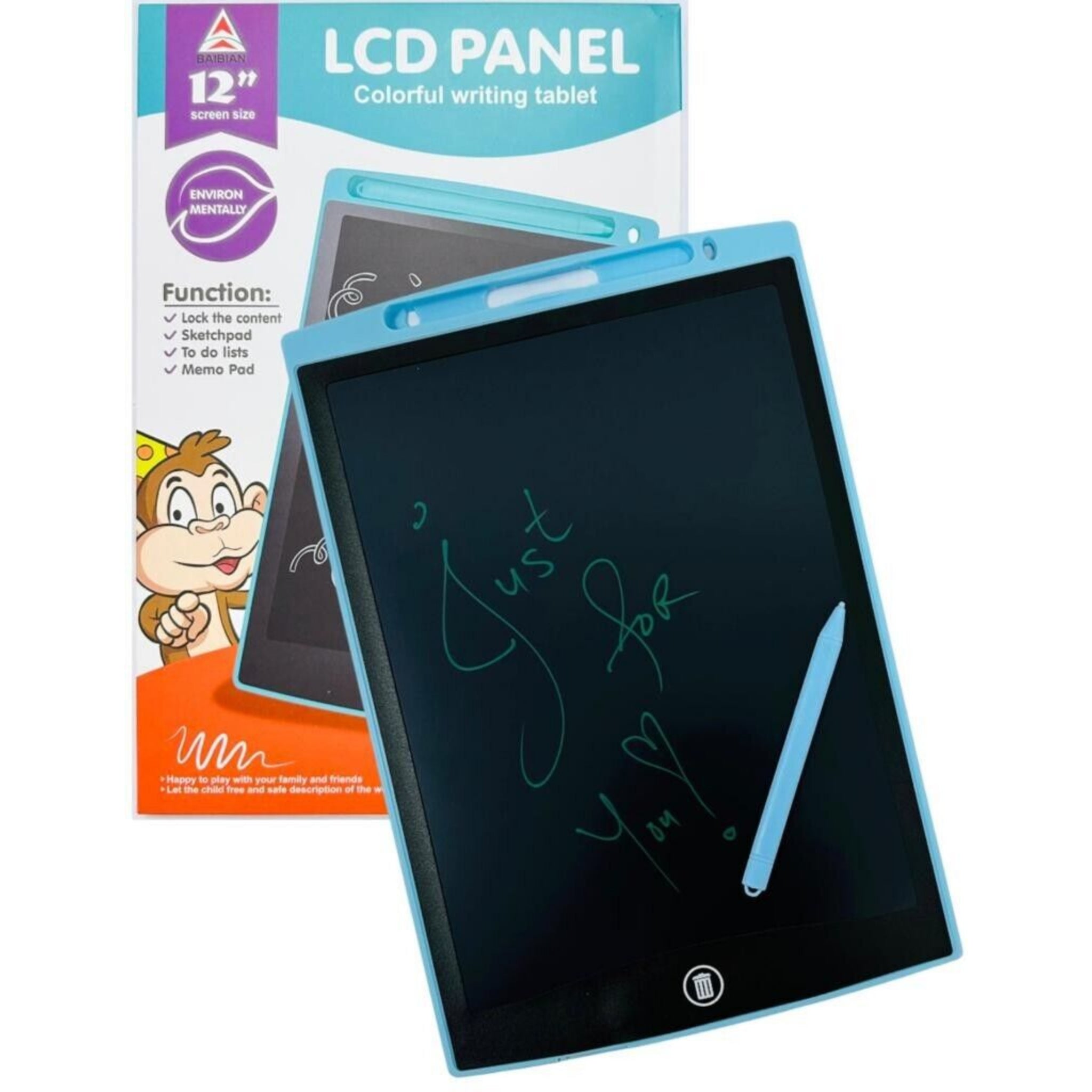 Beclen Harp 8.5" Digital LCD Electronic Writing Tablet Drawing Board Graphic Kids Gifts Toys