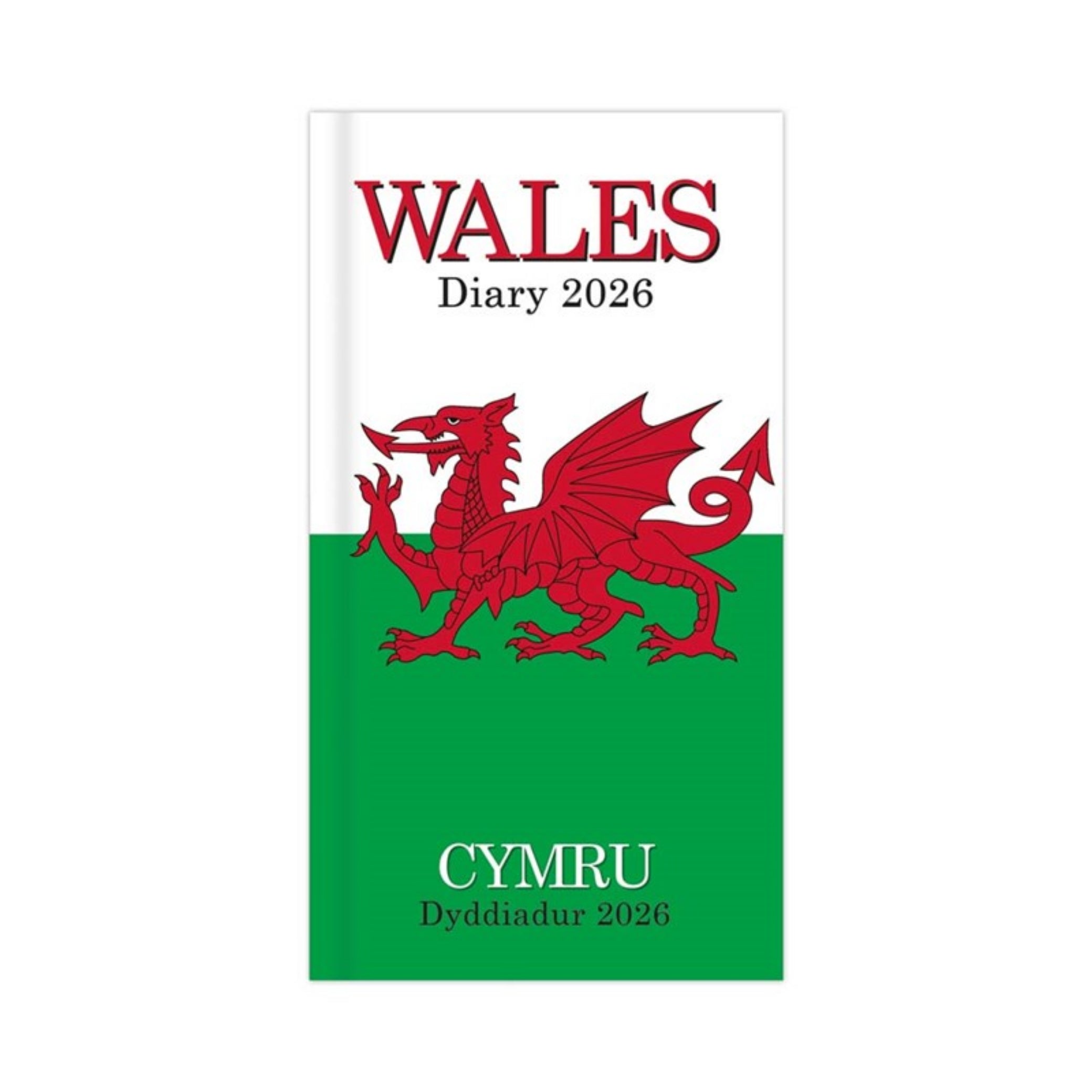 Beclen Harp 2026 Slim Week To View/WTV Executive Personalized Wales Diary Gift office school desk diary