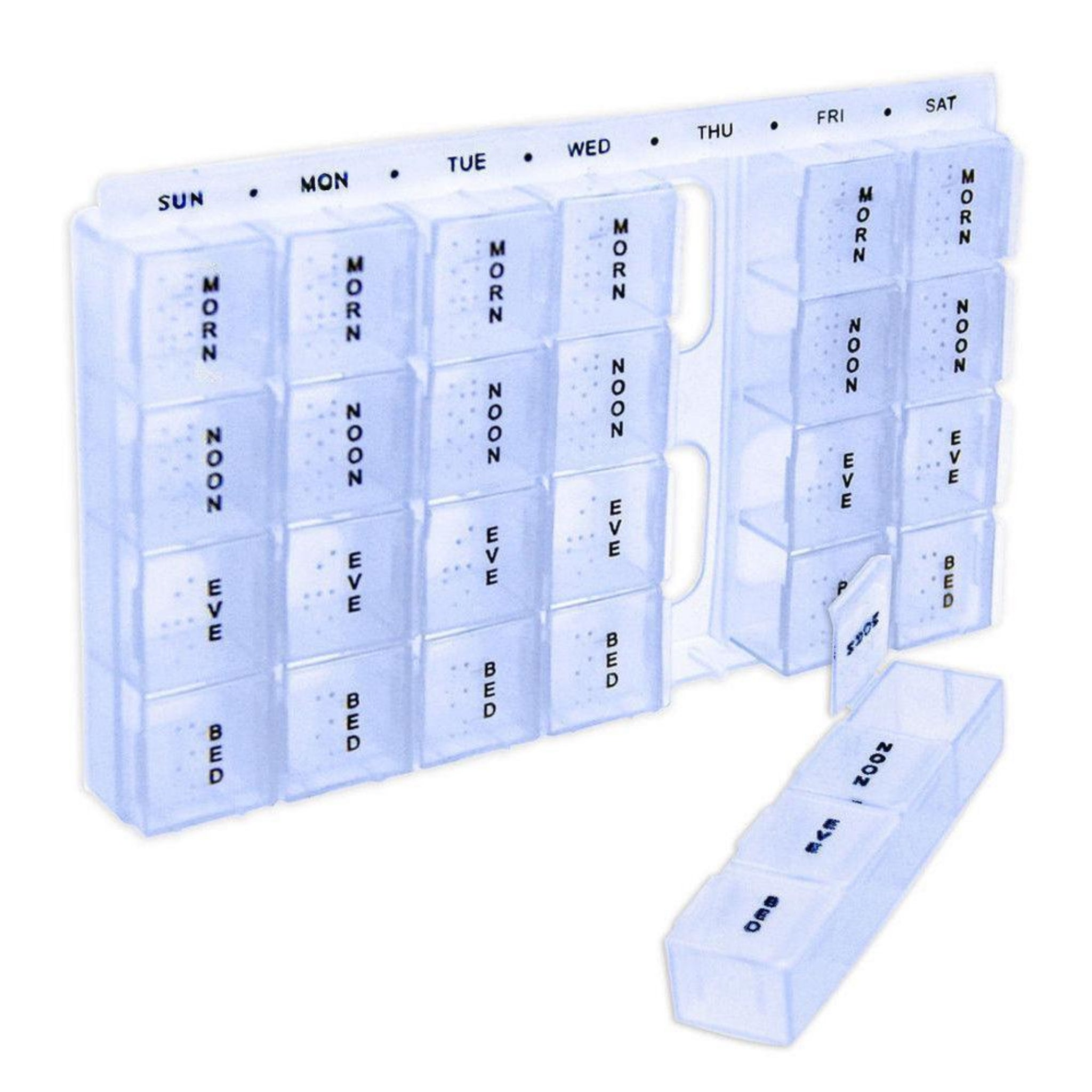Beclen Harp Weekly 28 Day Tablet Pill Box Holder Medicine Storage Organizer Case Container`A