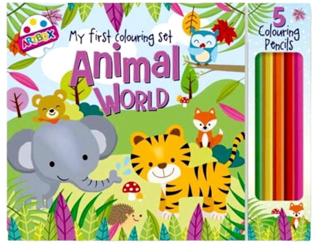 Beclen HArp Colouring Book Kids Pencil Color Drawing Activity Children Fun With Pencils