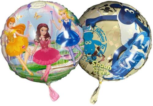 Beclen Harp 2Pcs Fairy / Shaun The Sheep Balloons HELIUM / AIR Celebration Party Kids Foil