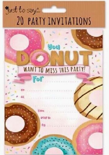 Beclen Harp Birthday Party Invitations Invites Kids Boy Girl Unisex 20 Sheets With Envelopes