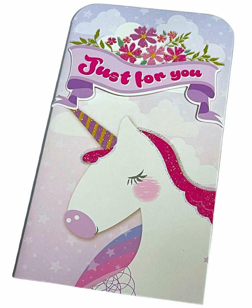 Beclen Harp 4 x Birthday Money Wallet + Envelope Cash Voucher Cute Card Gift For You Present